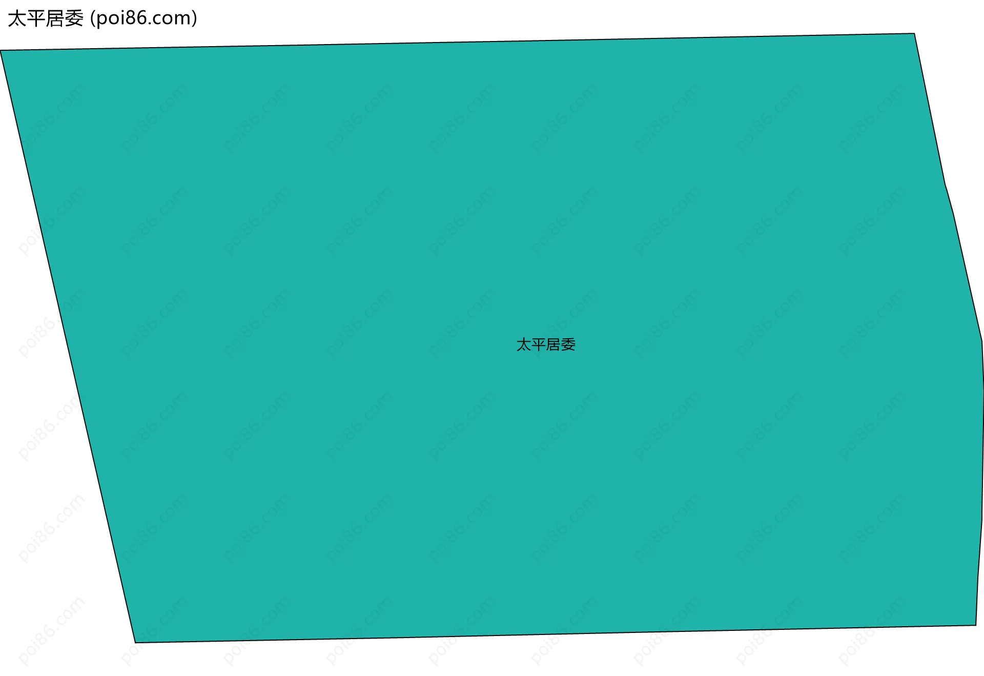 太平居委边界地图