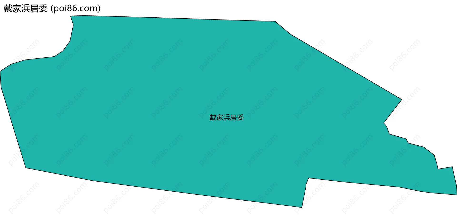 戴家浜居委边界地图