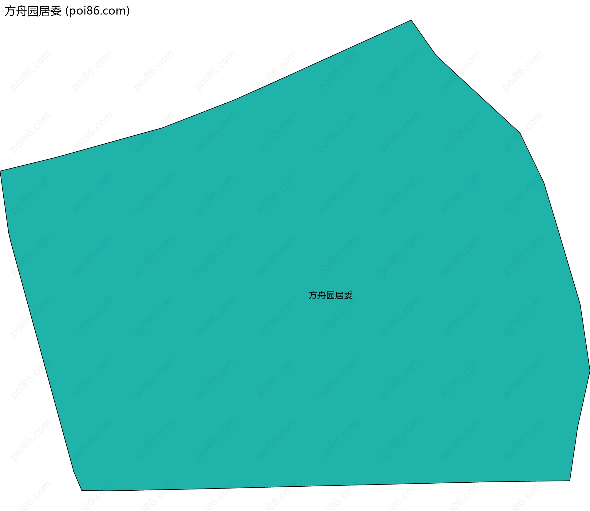 方舟园居委边界地图
