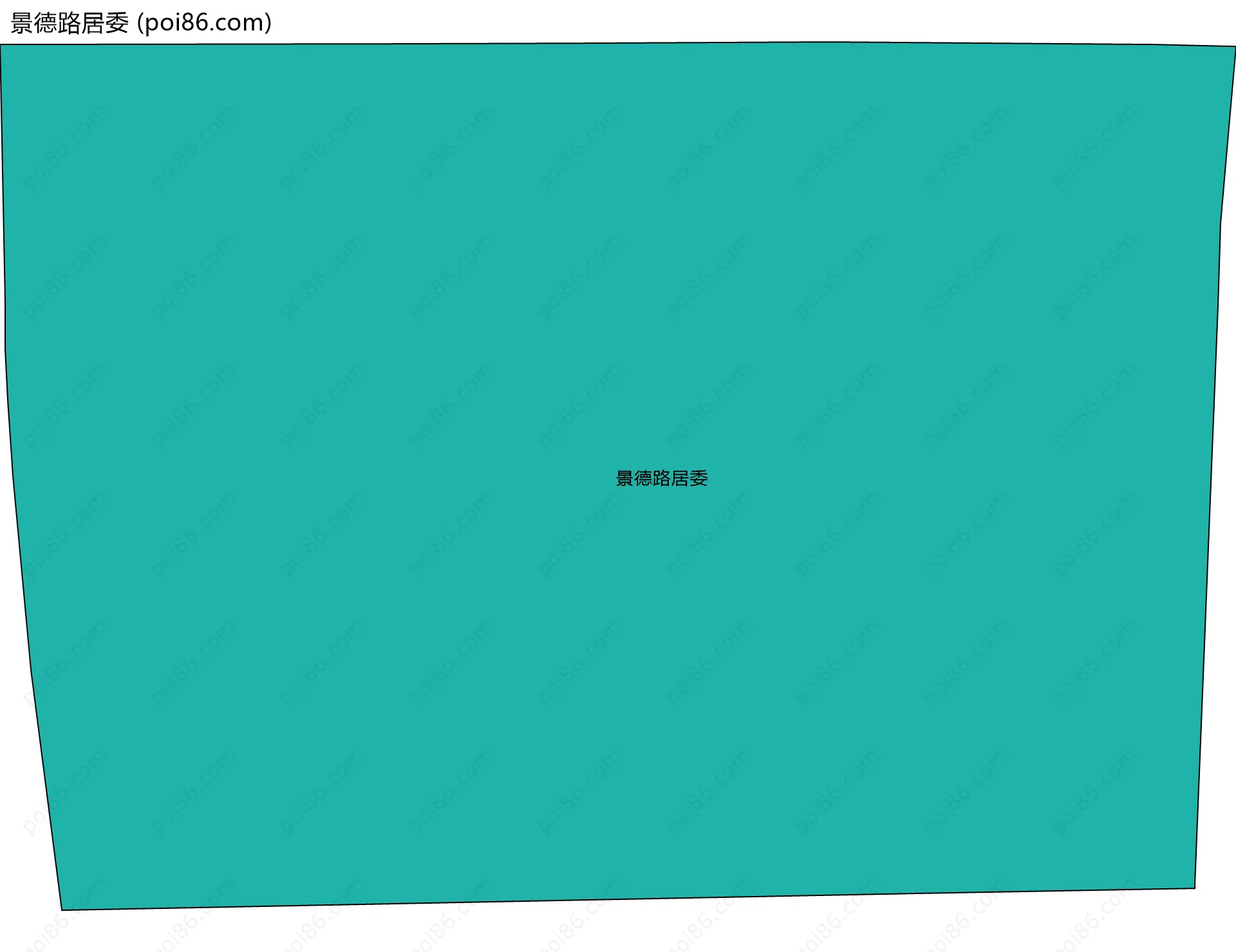景德路居委边界地图