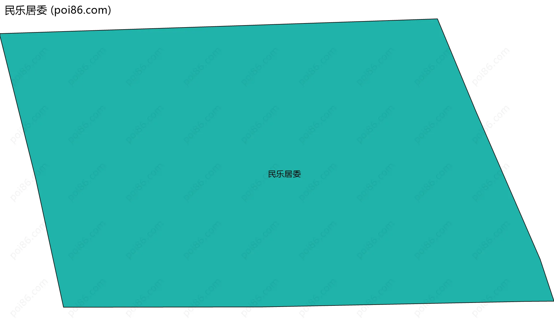 民乐居委边界地图