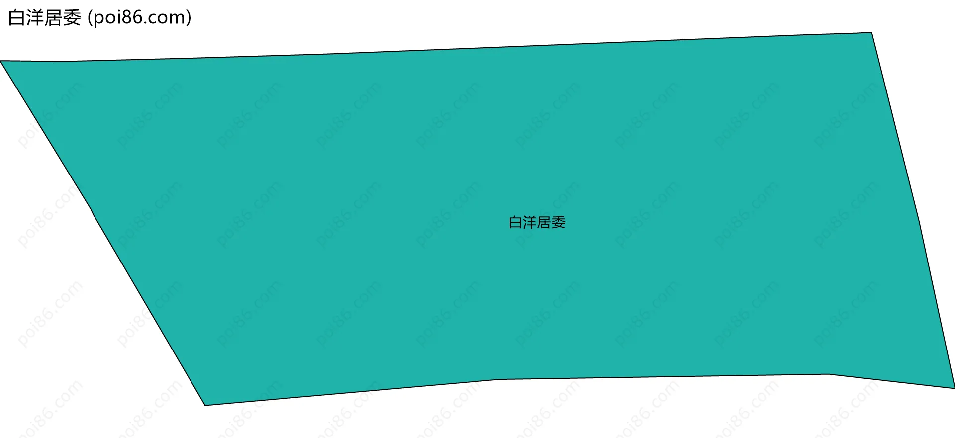 白洋居委边界地图