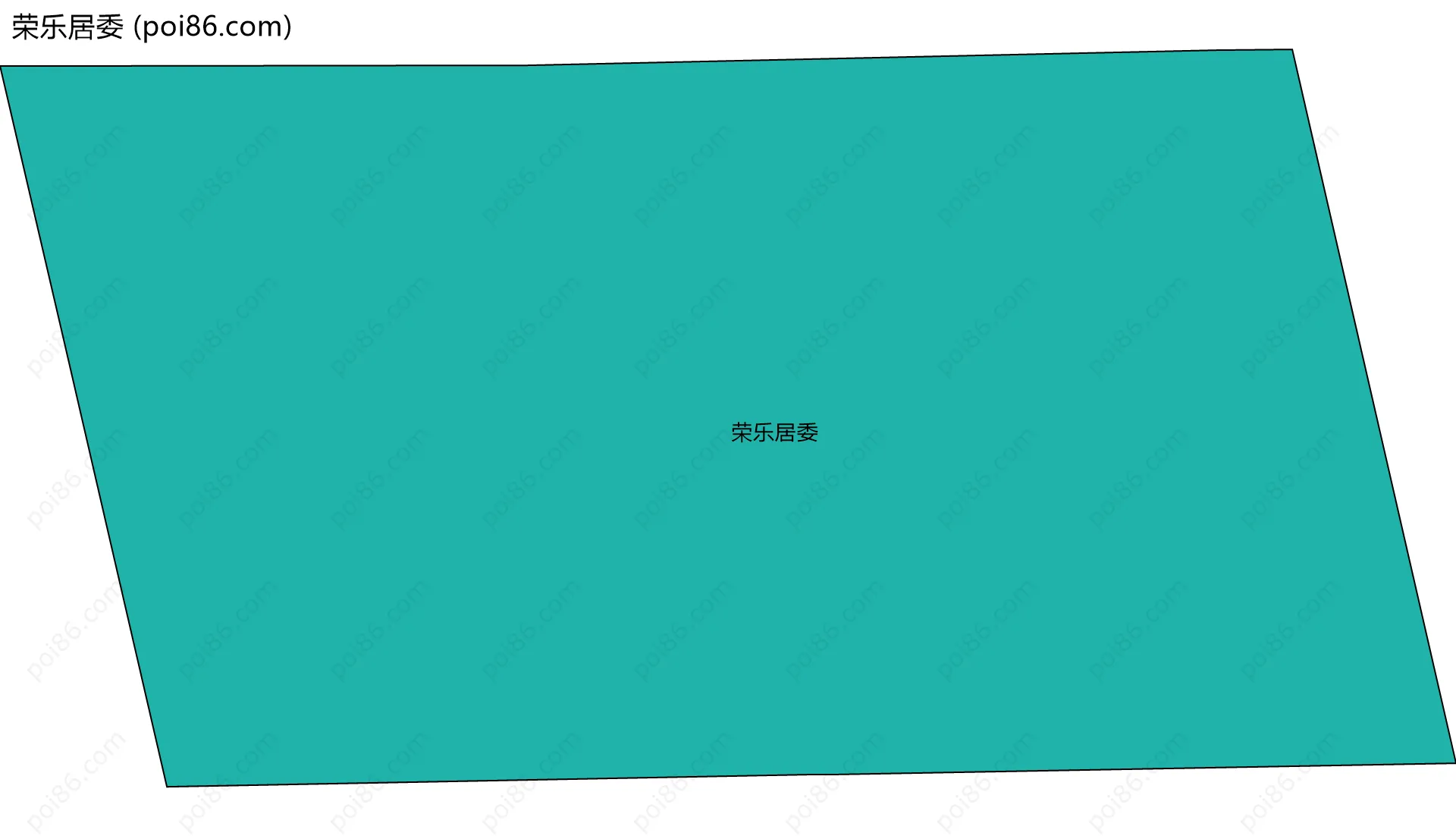 荣乐居委边界地图