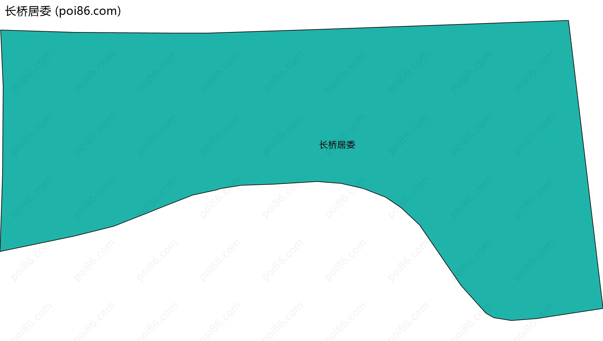 长桥居委边界地图