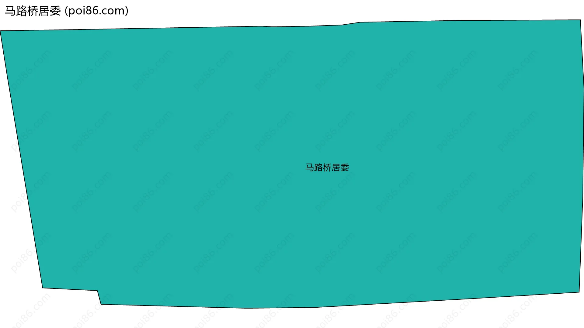 马路桥居委边界地图