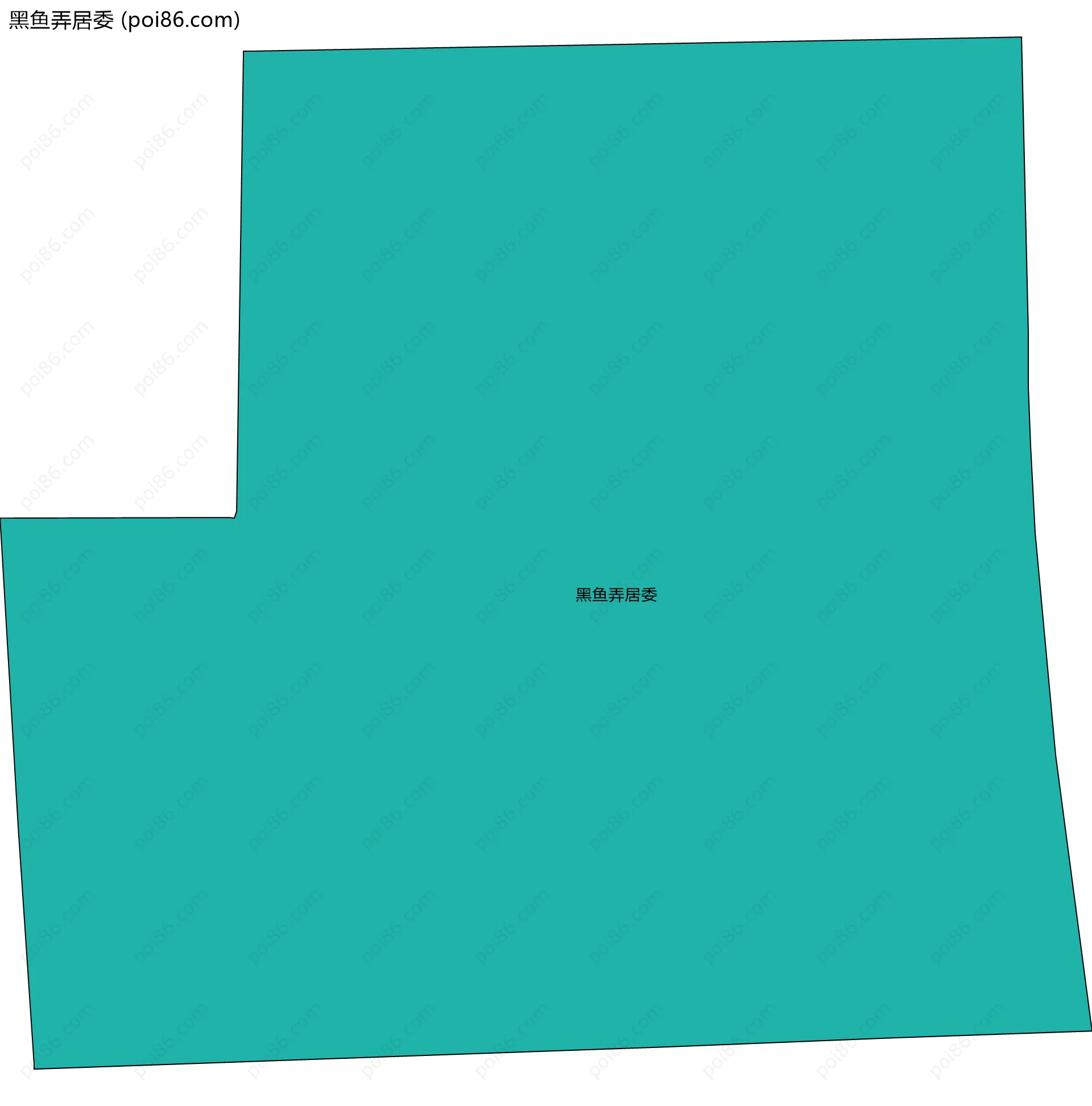 黑鱼弄居委边界地图