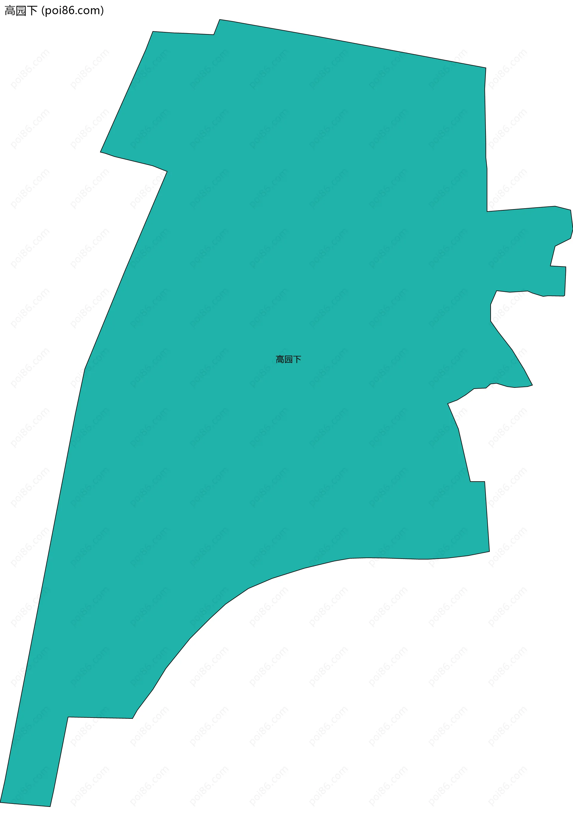 高园下边界地图
