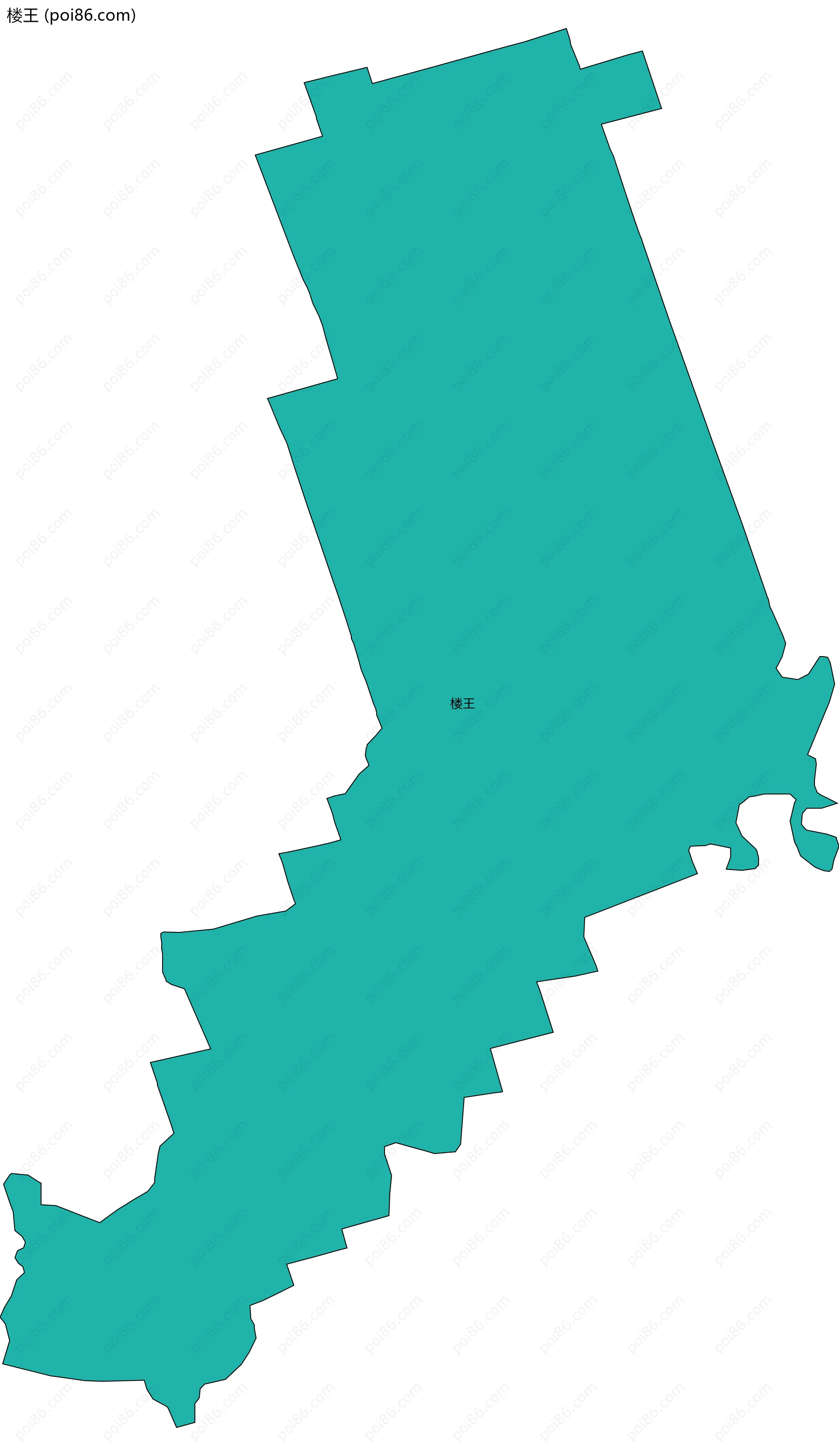 楼王边界地图