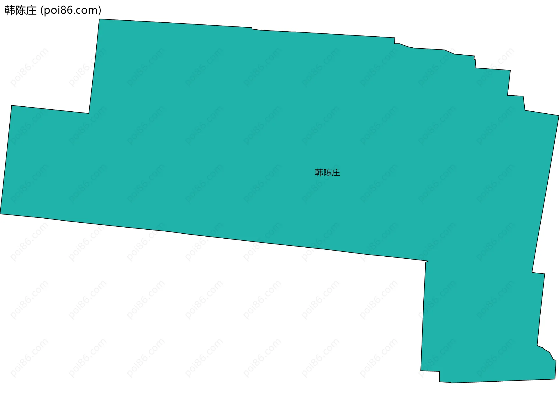 韩陈庄边界地图
