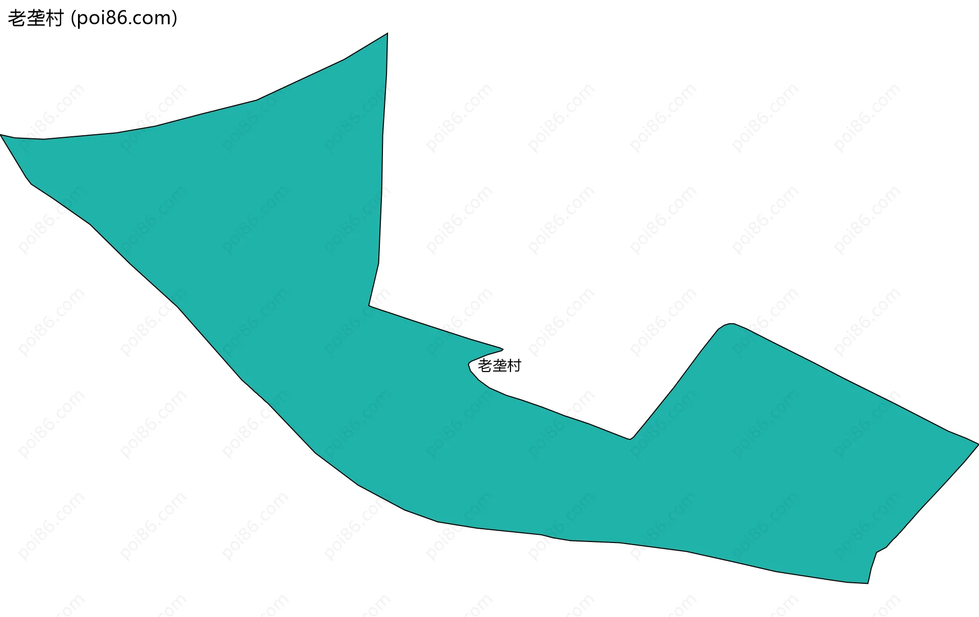 老垄村边界地图