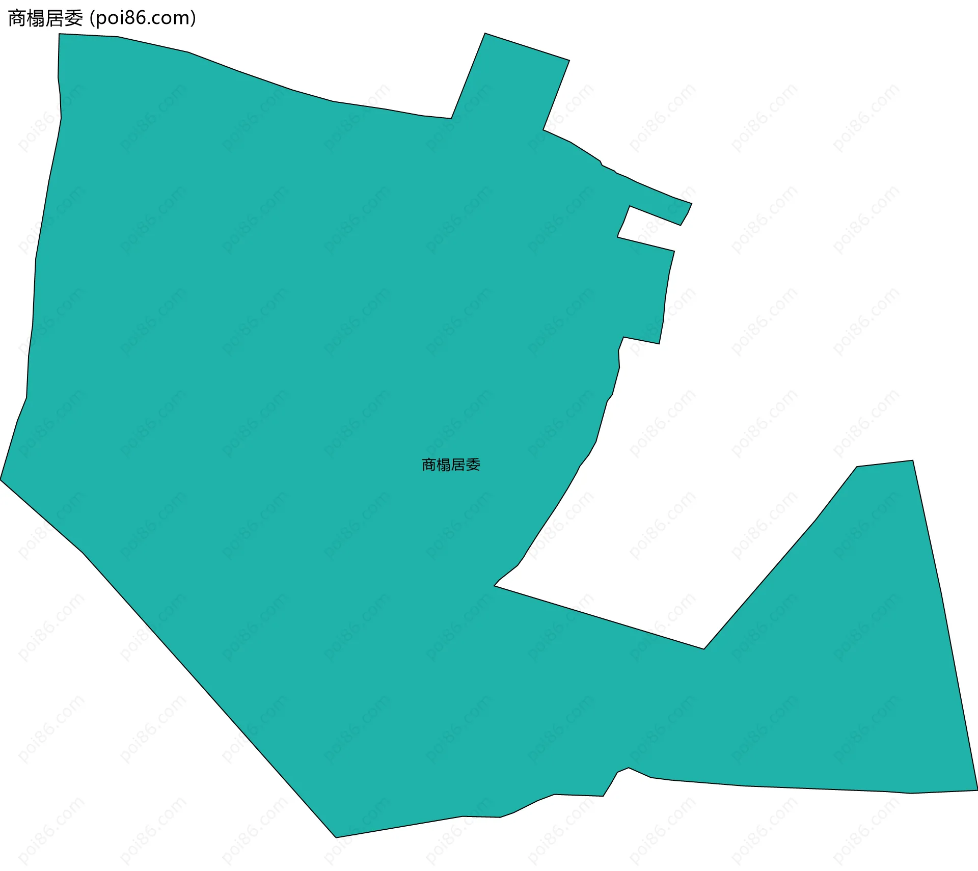 商榻居委边界地图