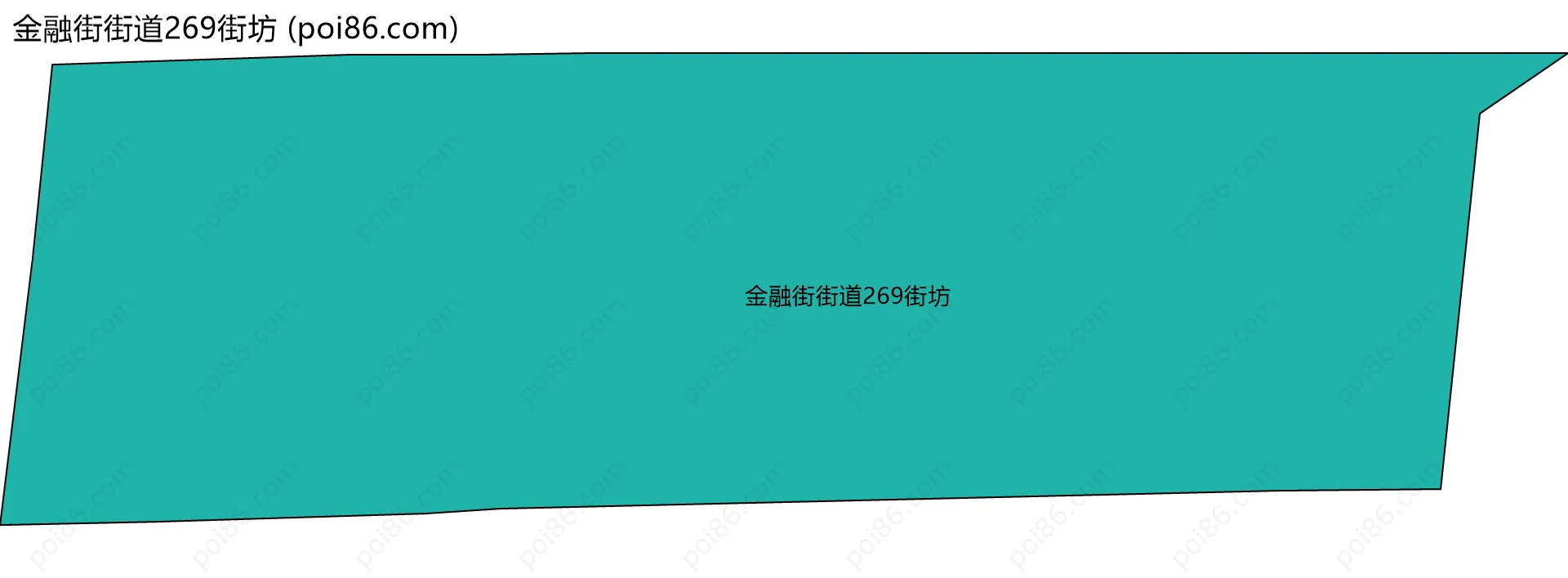金融街街道269街坊边界地图