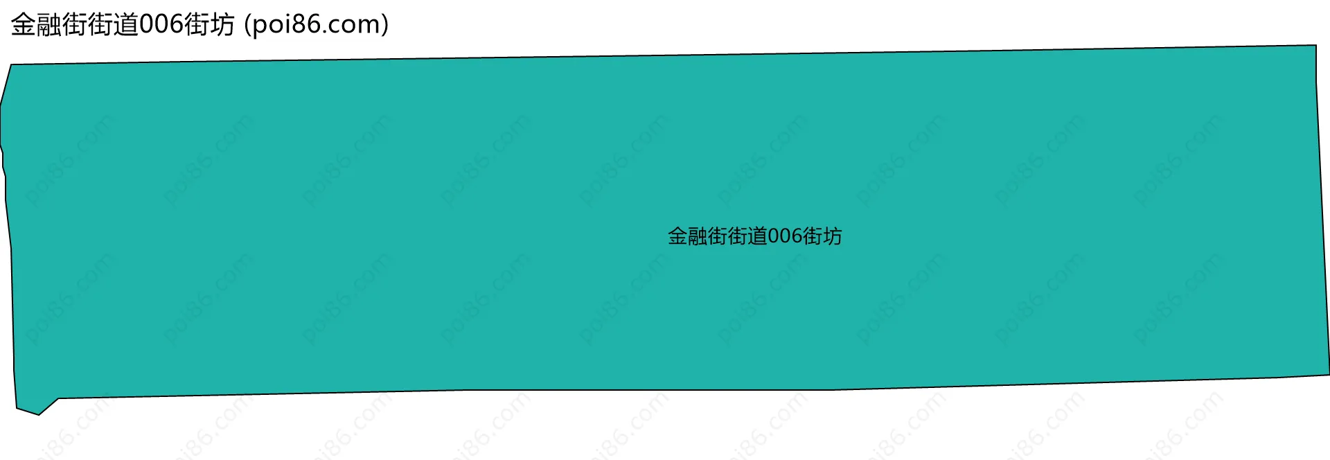 金融街街道006街坊边界地图