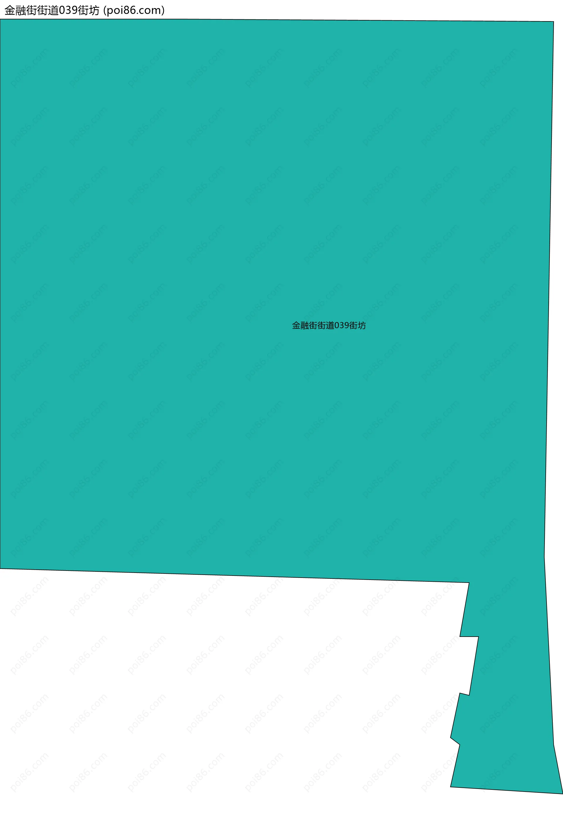 金融街街道039街坊边界地图