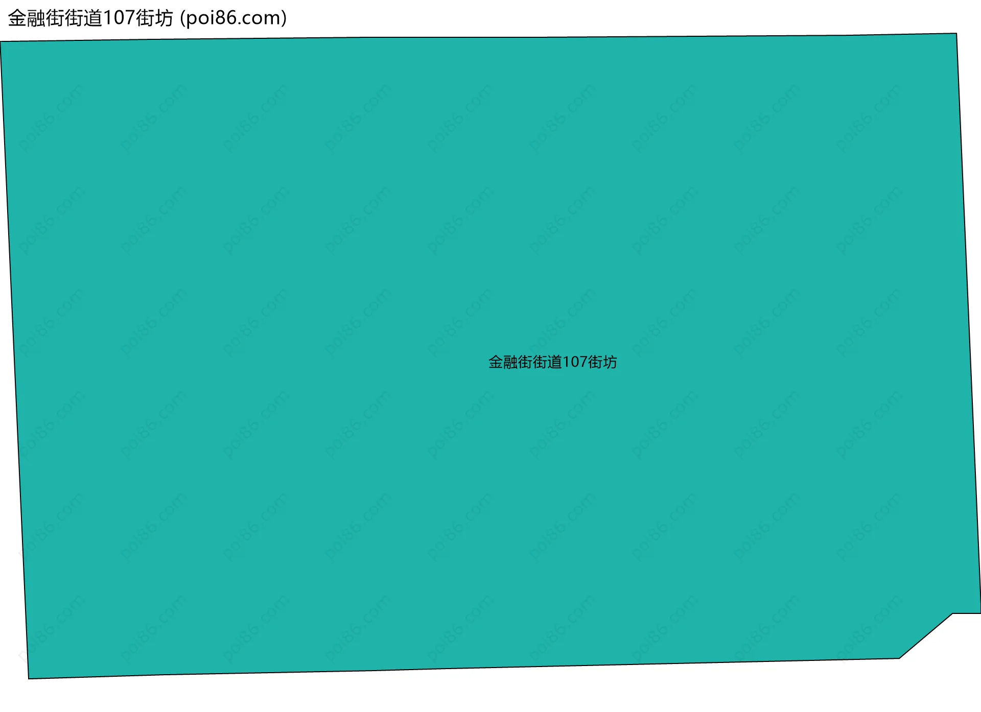 金融街街道107街坊边界地图