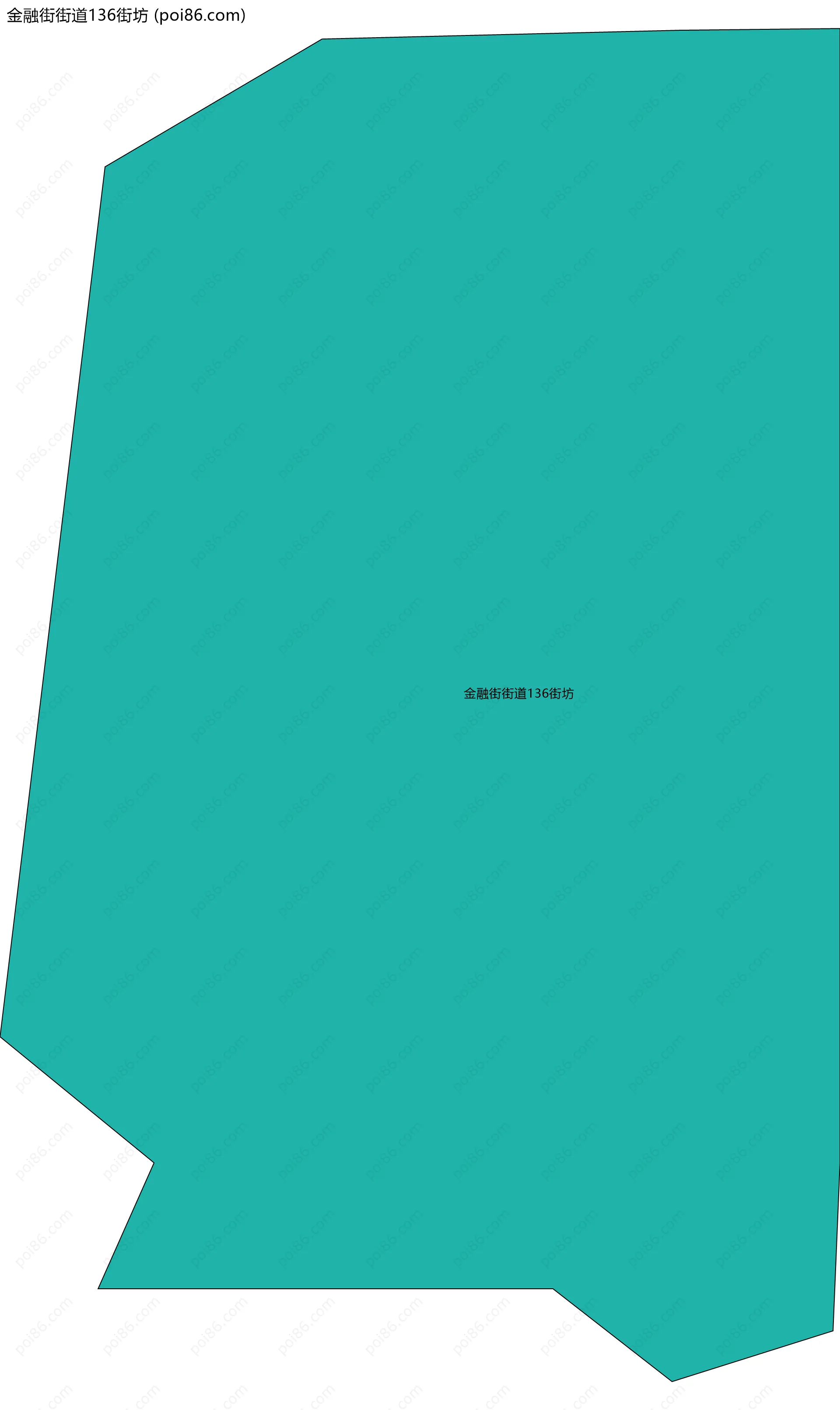 金融街街道136街坊边界地图