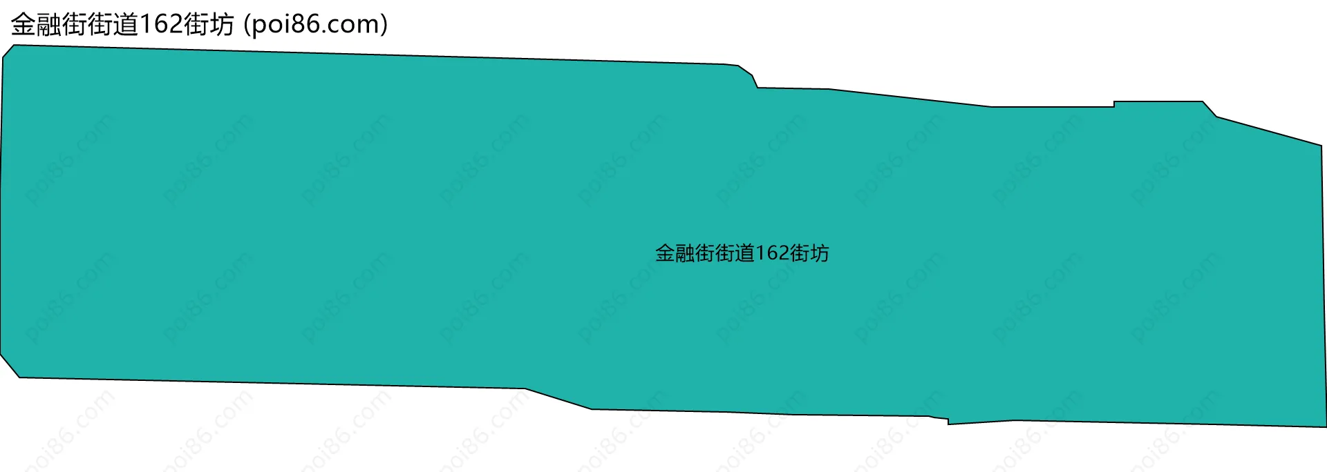 金融街街道162街坊边界地图
