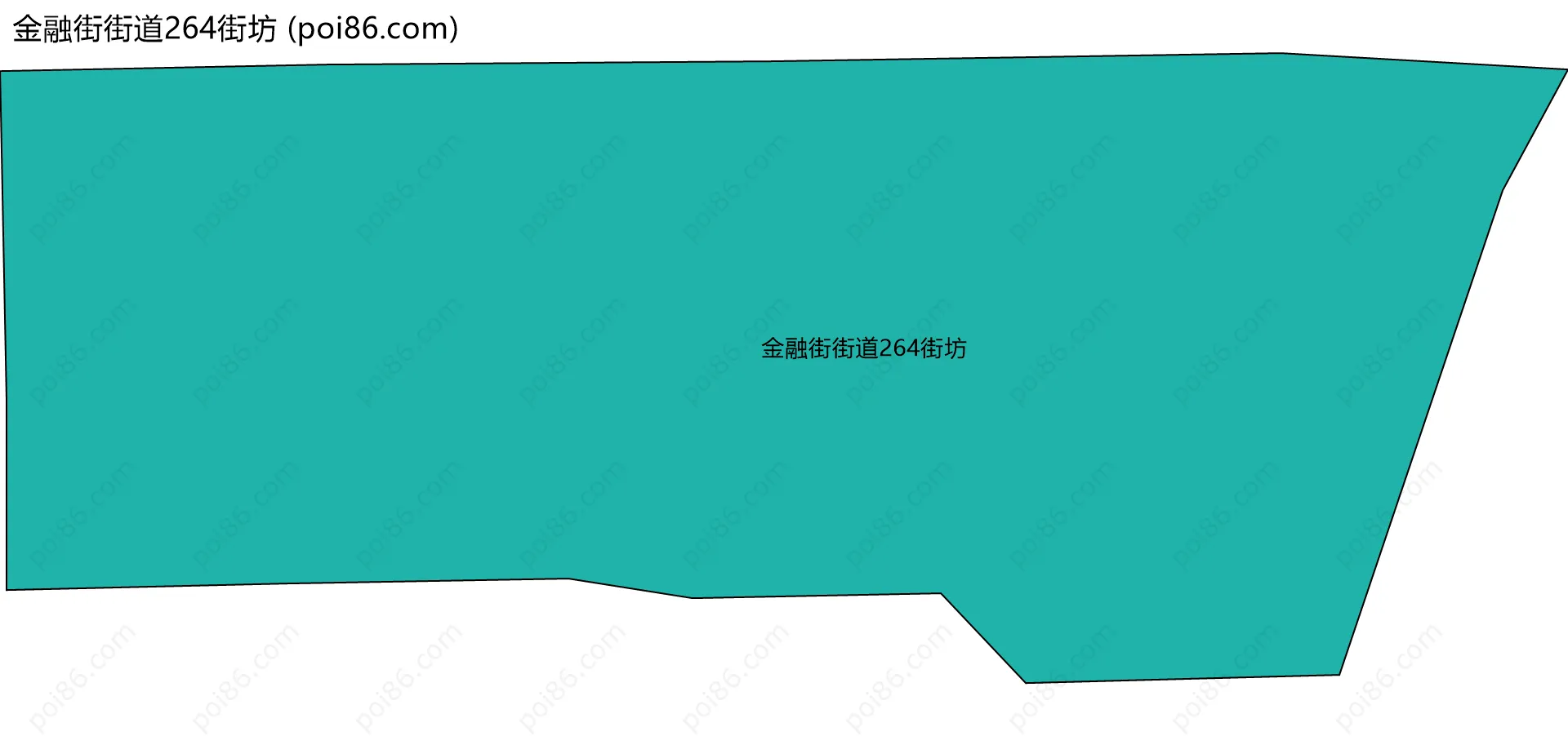 金融街街道264街坊边界地图
