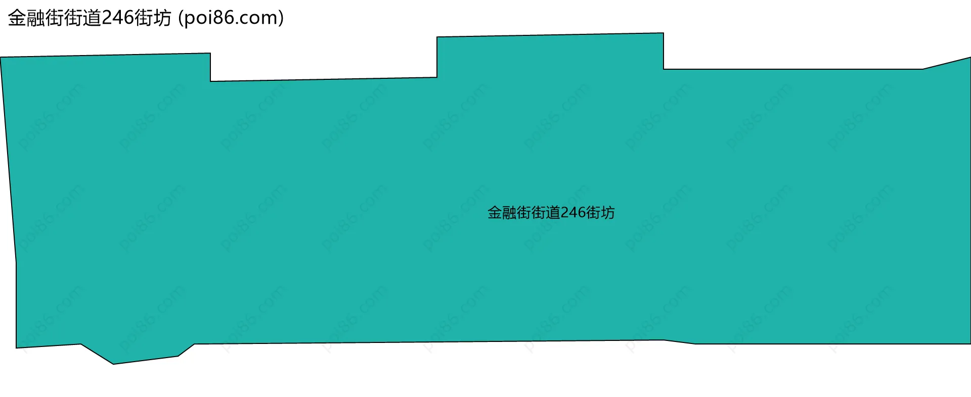 金融街街道246街坊边界地图