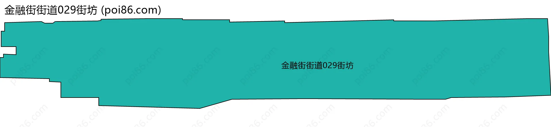 金融街街道029街坊边界地图