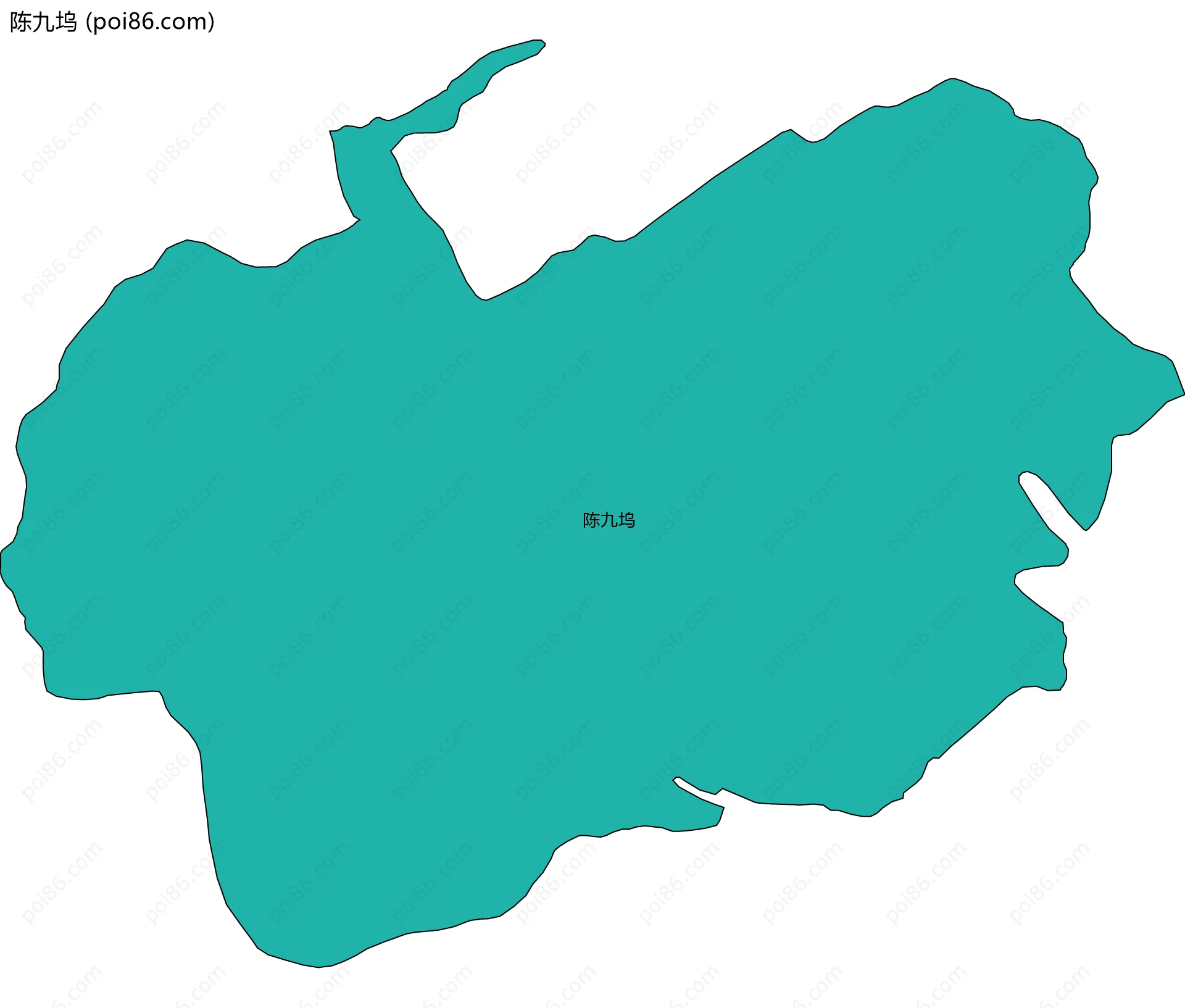 陈九坞边界地图