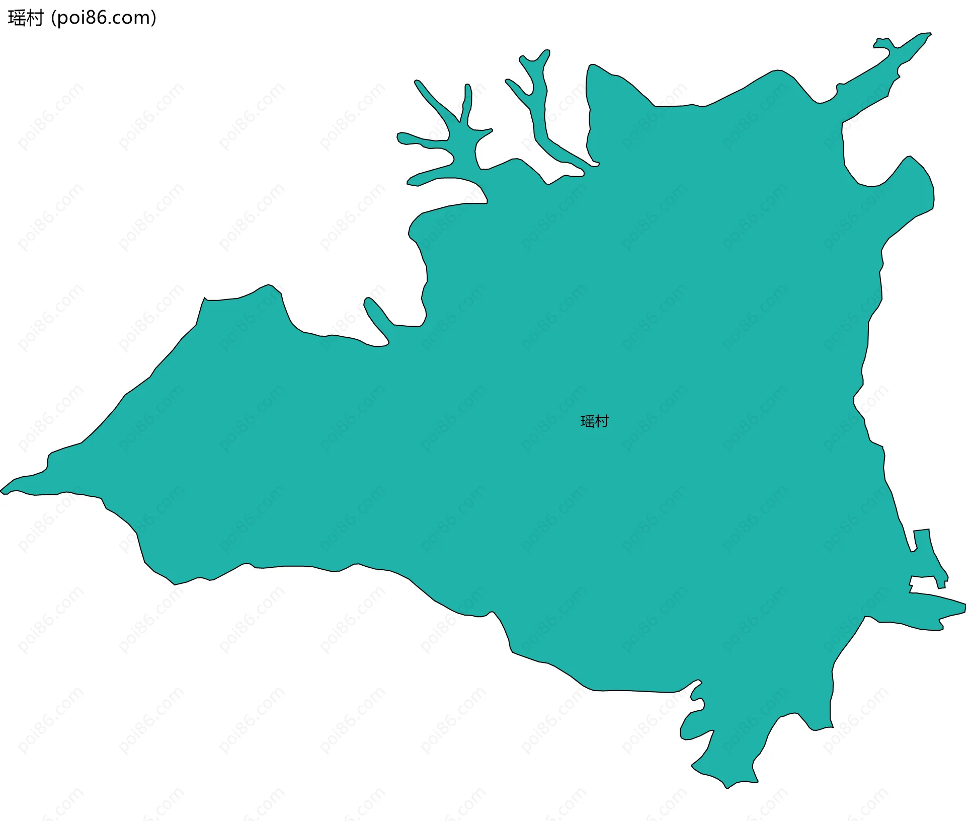 瑶村边界地图