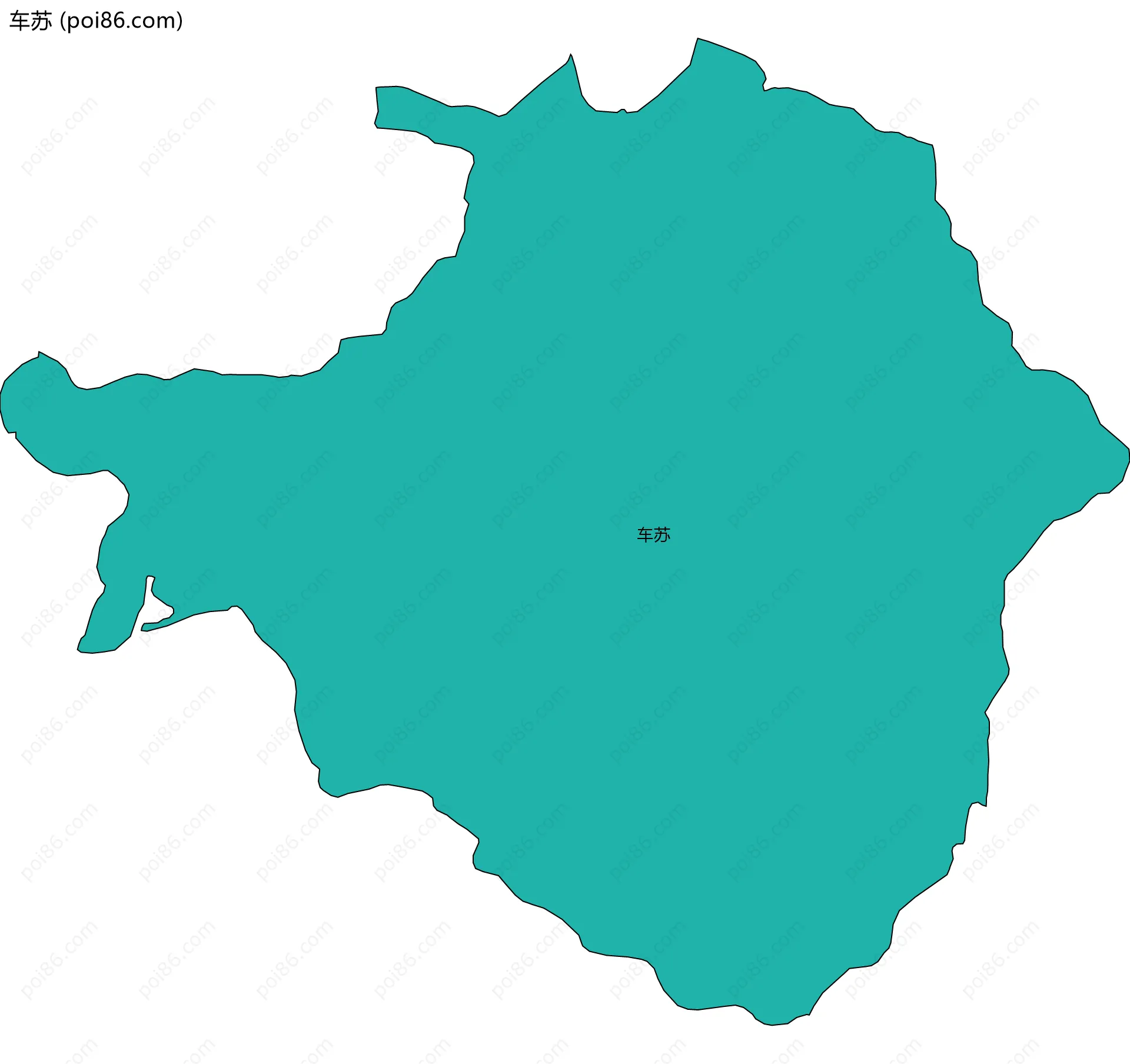 车苏边界地图