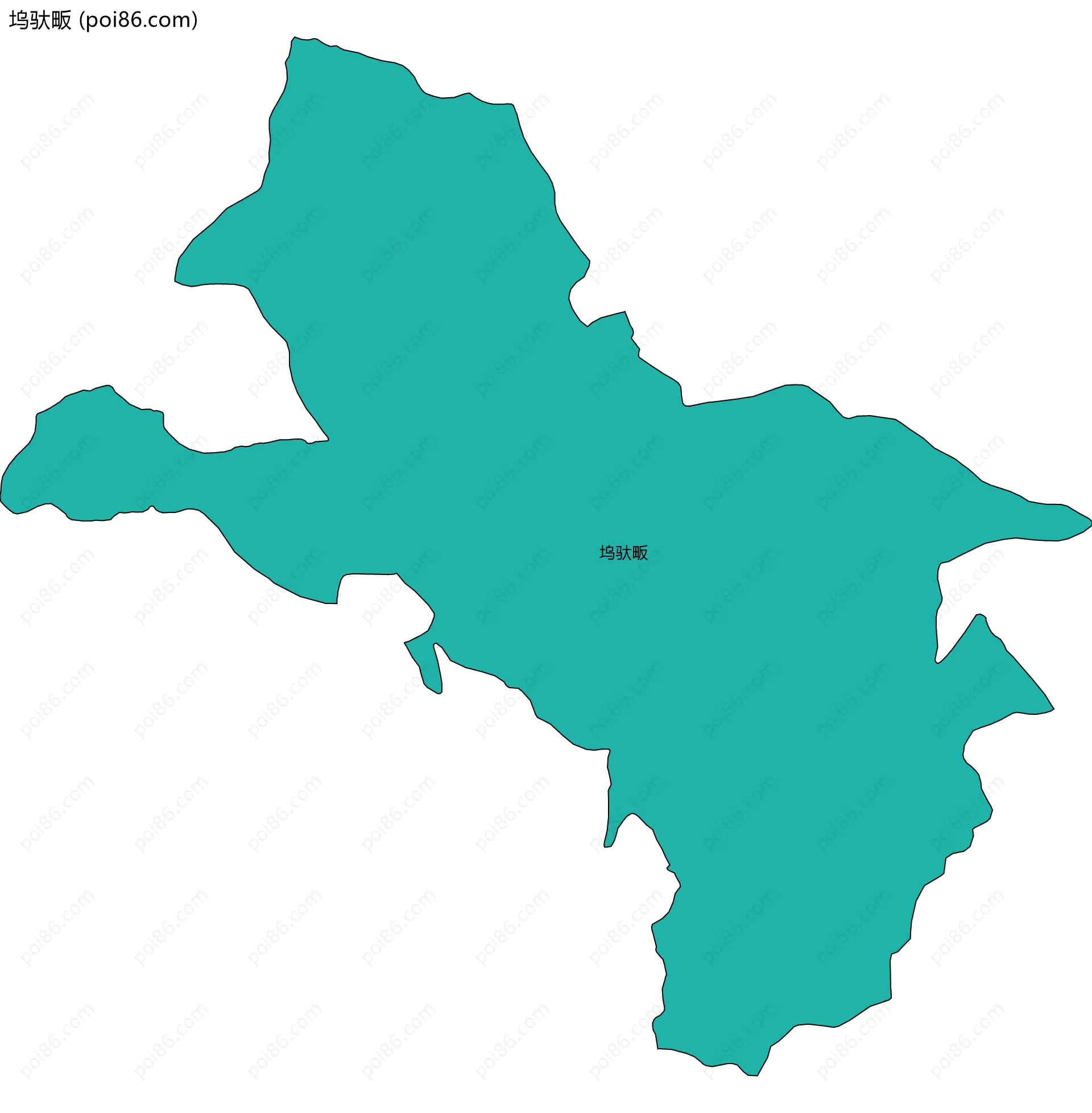 坞驮畈边界地图