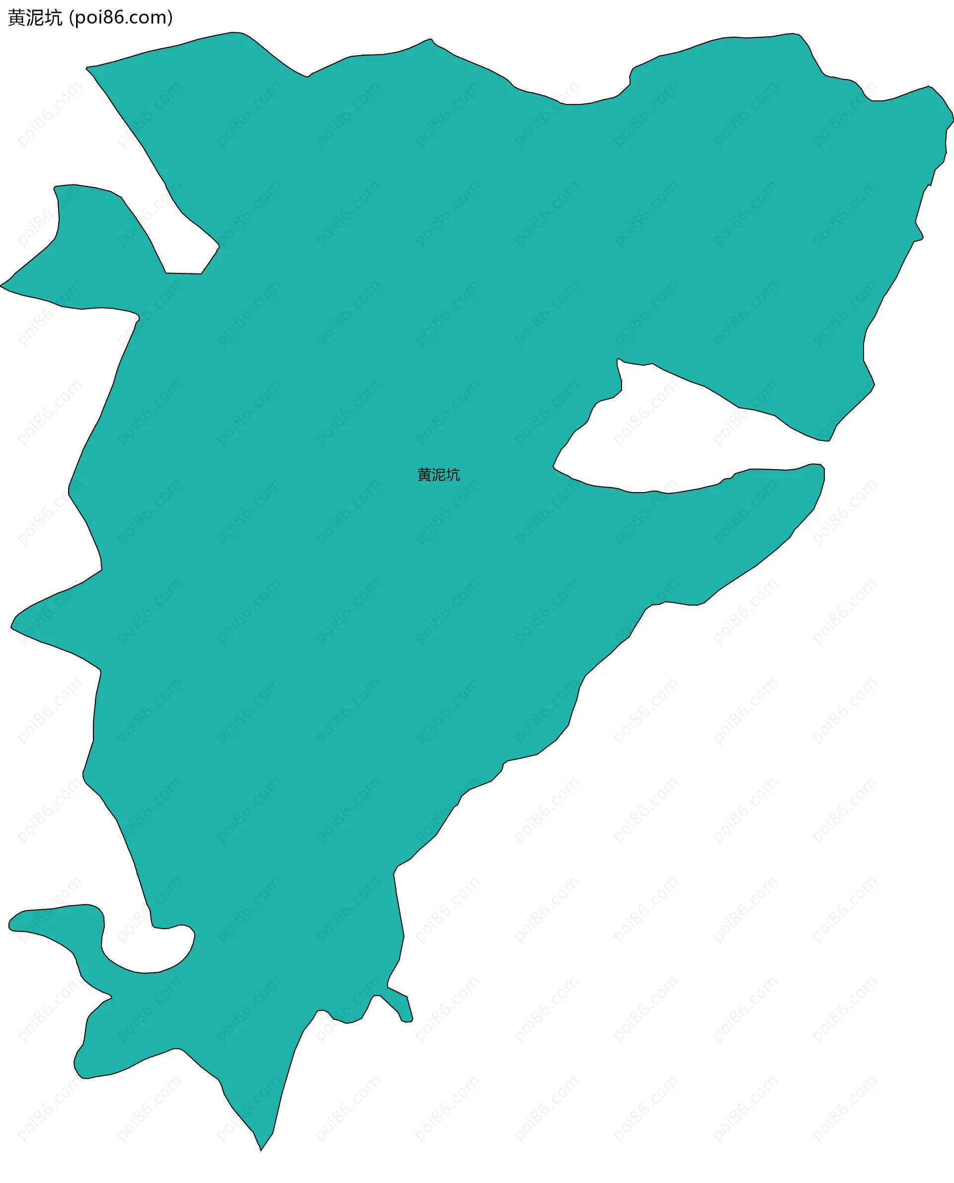 黄泥坑边界地图