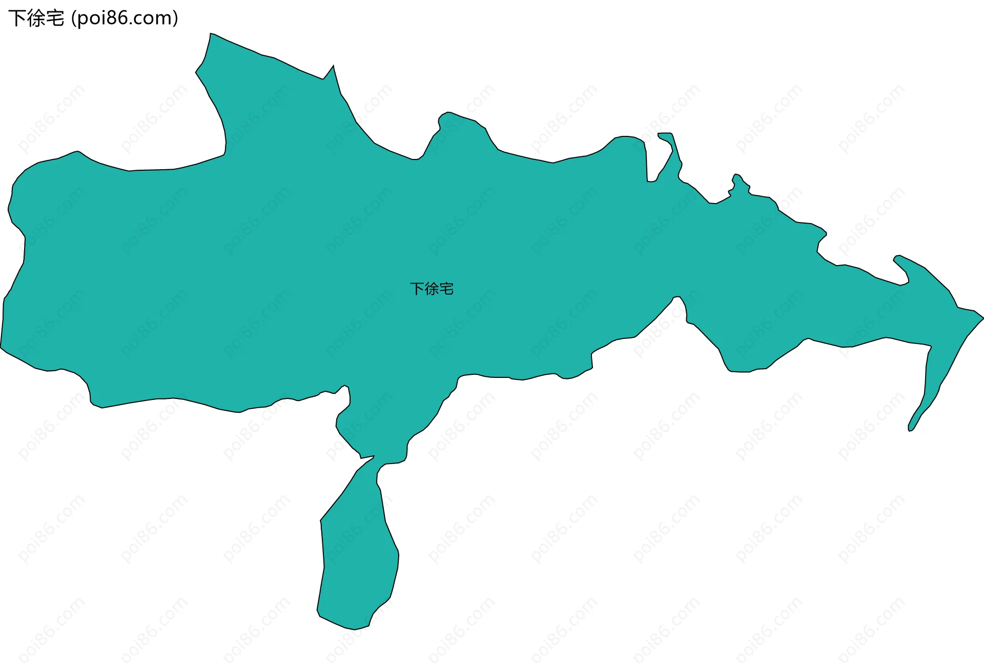 下徐宅边界地图