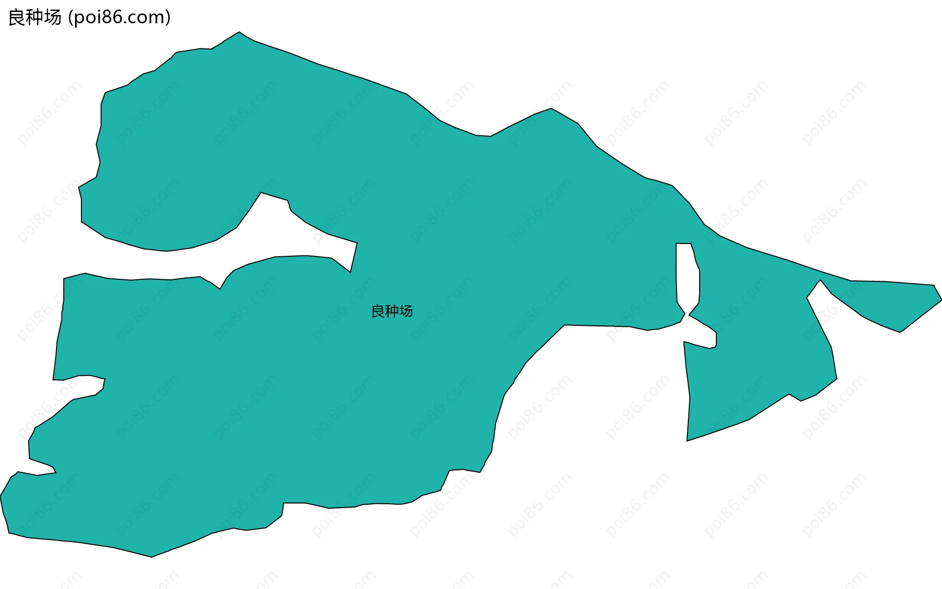 良种场边界地图