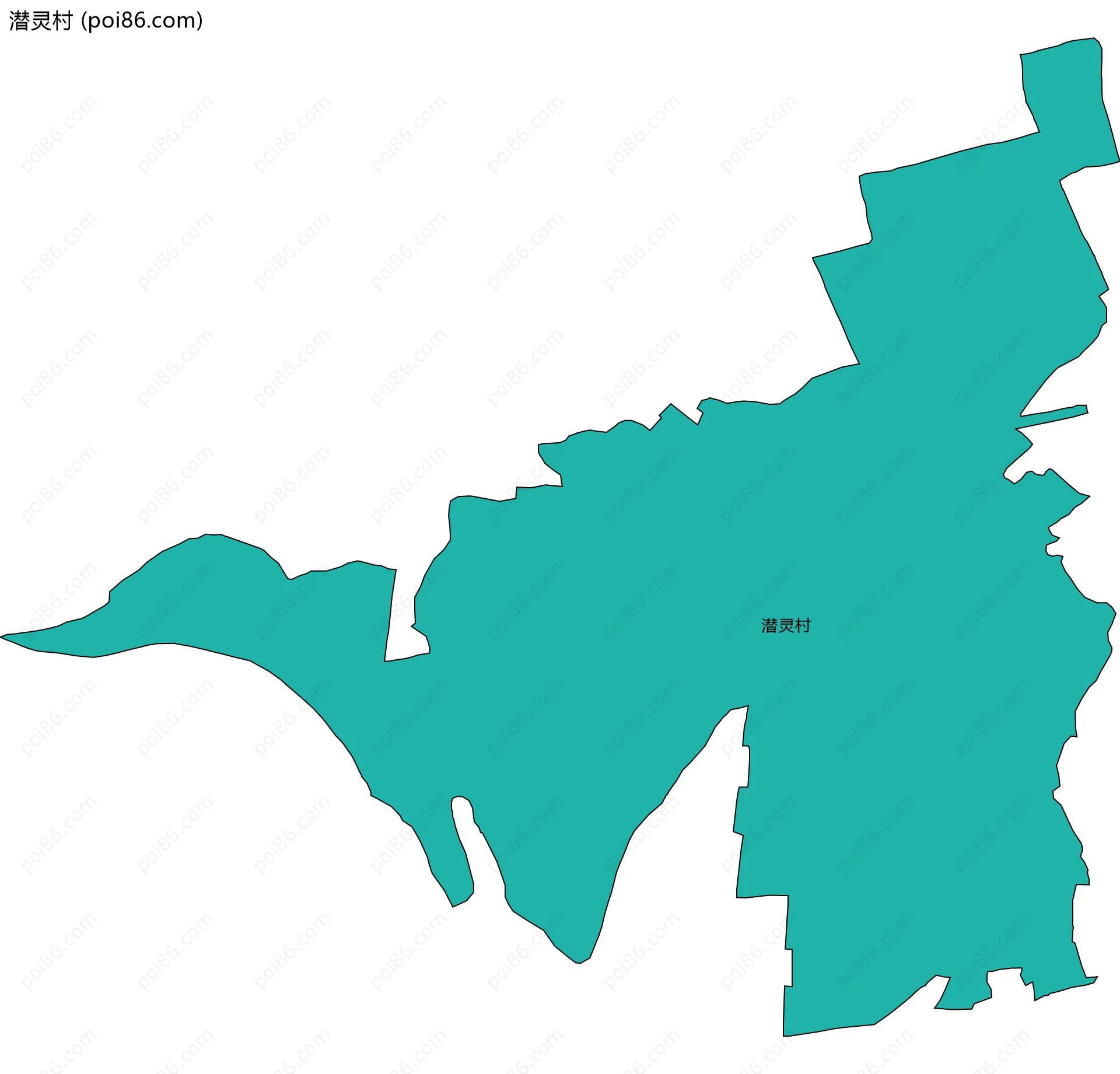潜灵村边界地图