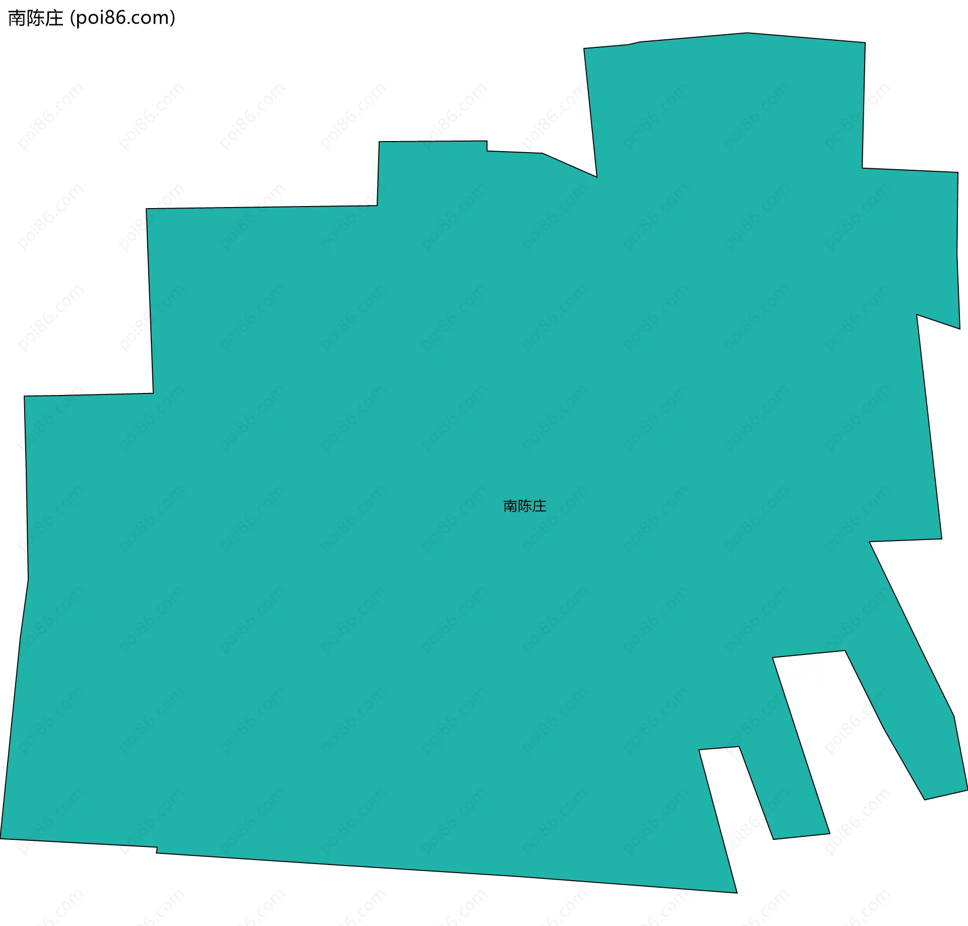 南陈庄边界地图