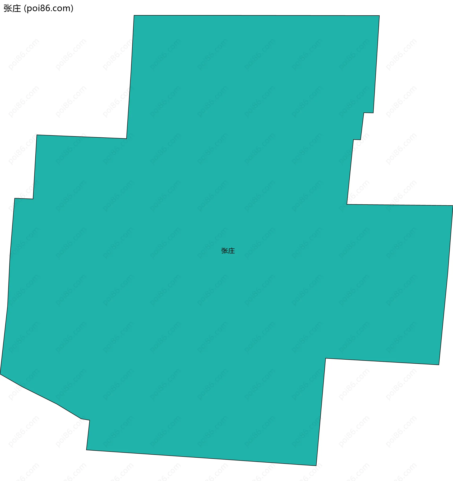 张庄边界地图