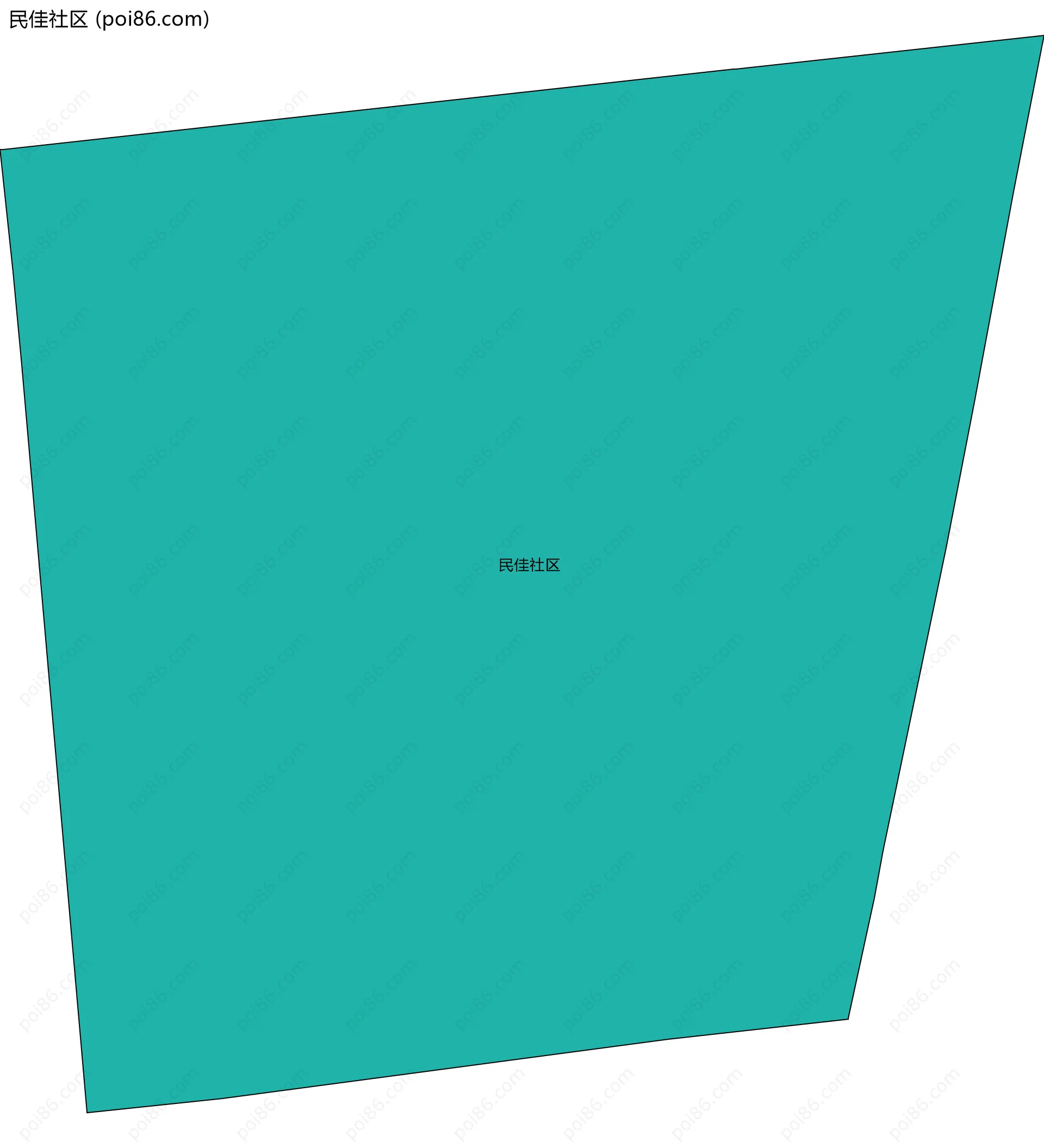 民佳社区边界地图