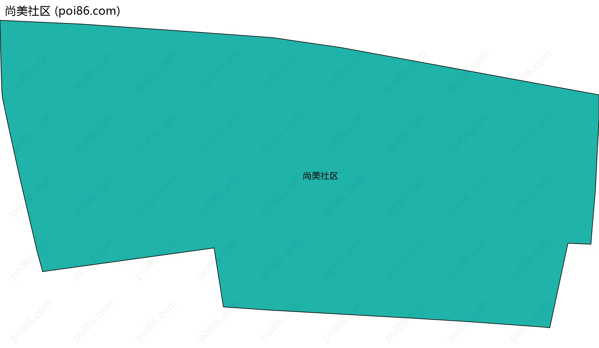 尚美社区边界地图