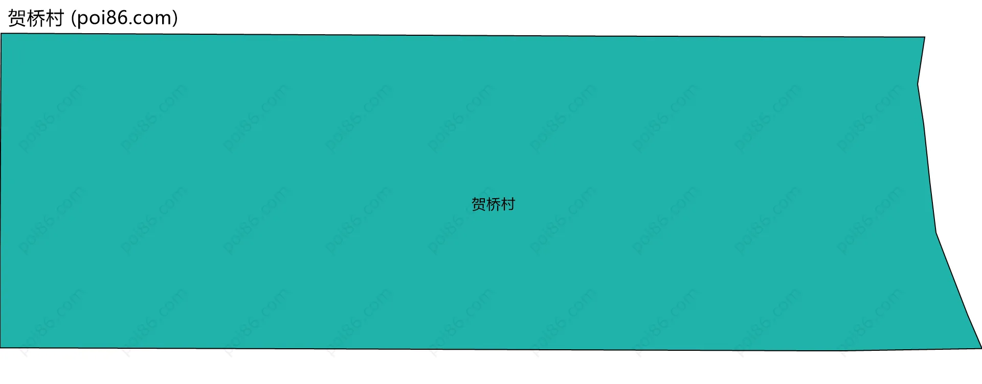 贺桥村边界地图