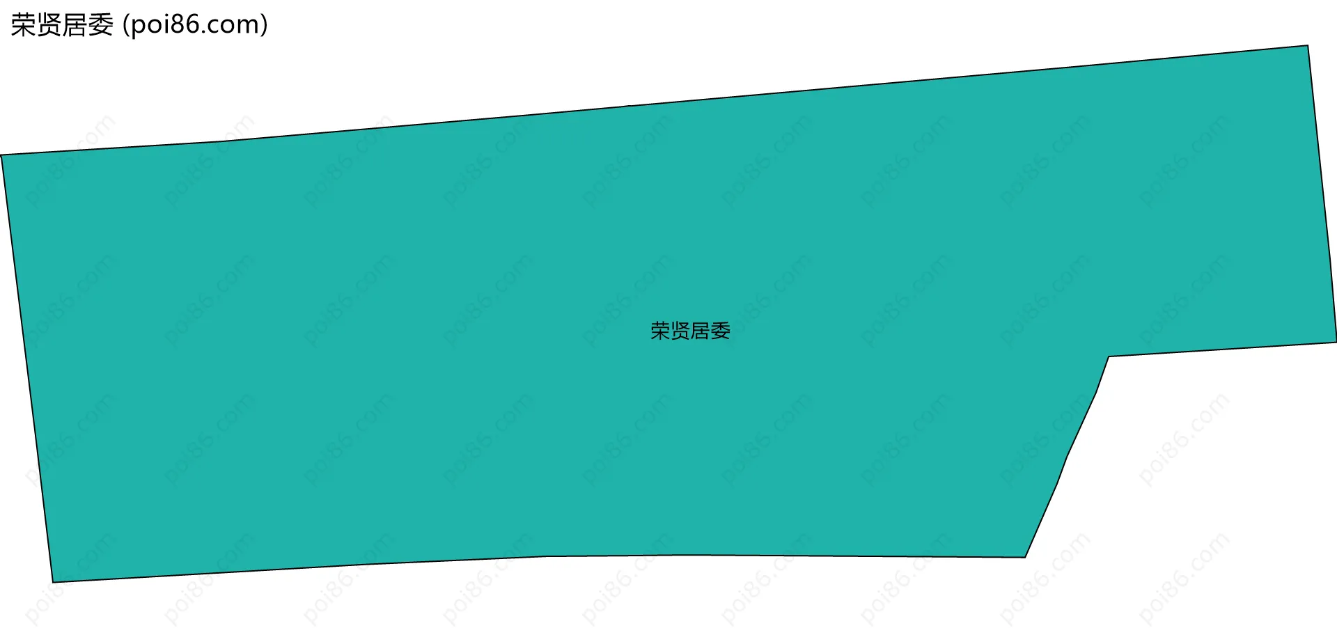 荣贤居委边界地图