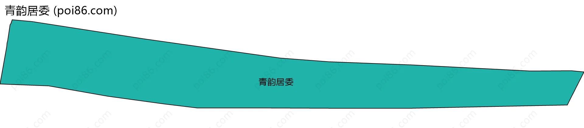青韵居委边界地图