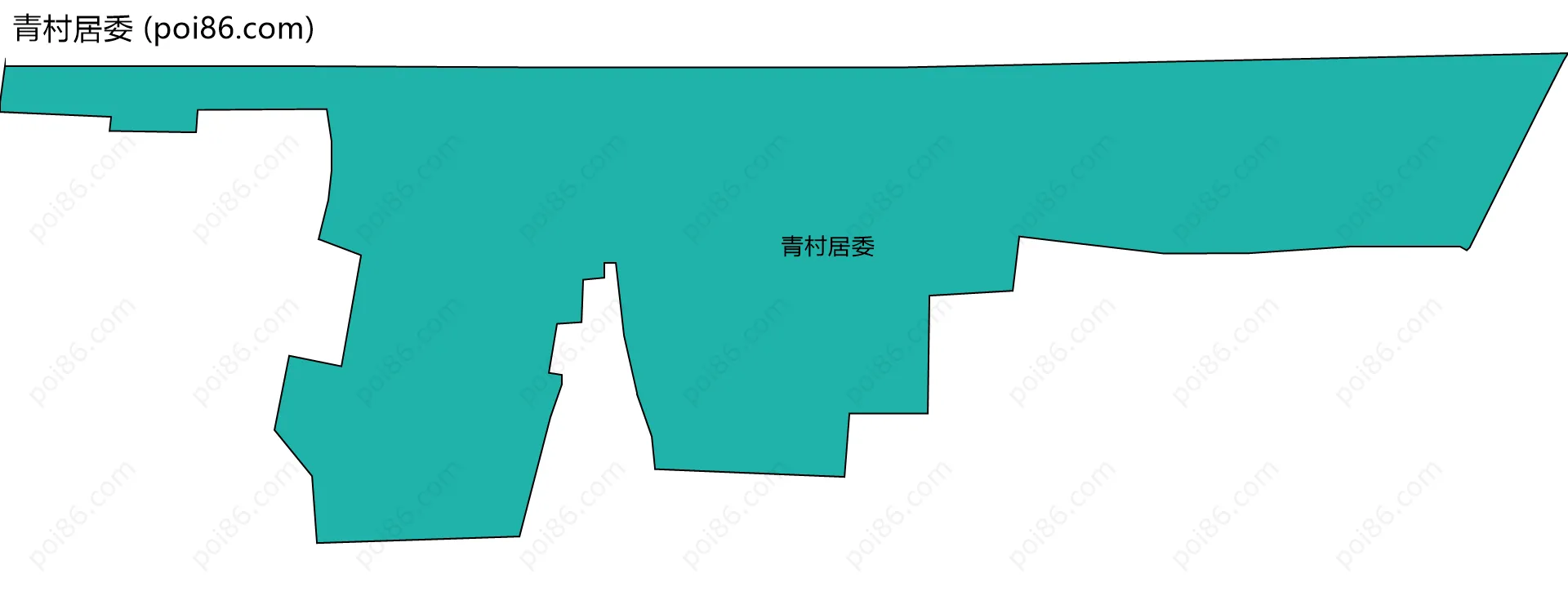 青村居委边界地图