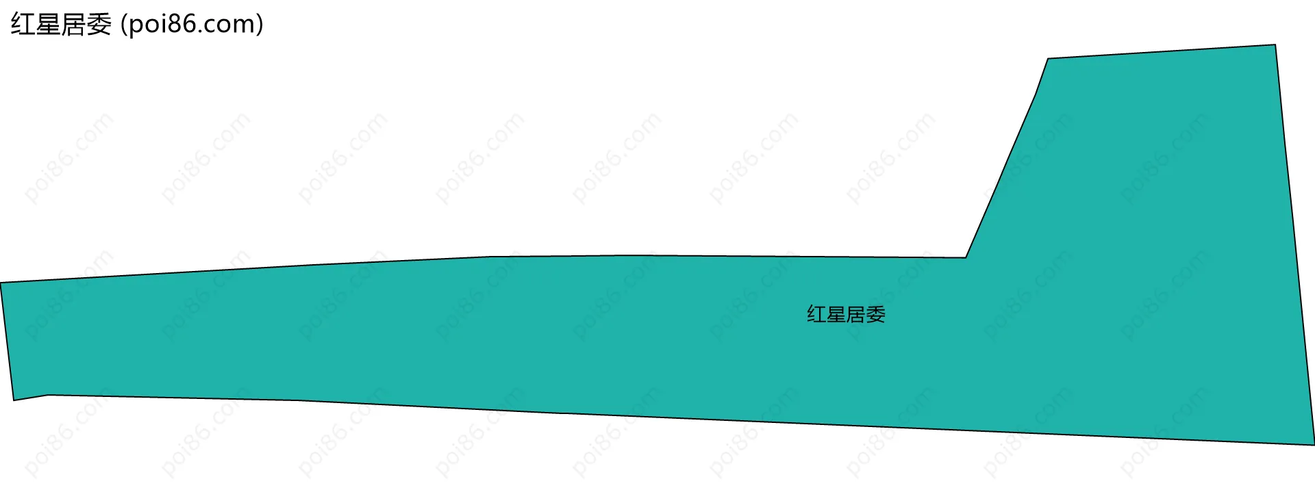 红星居委边界地图