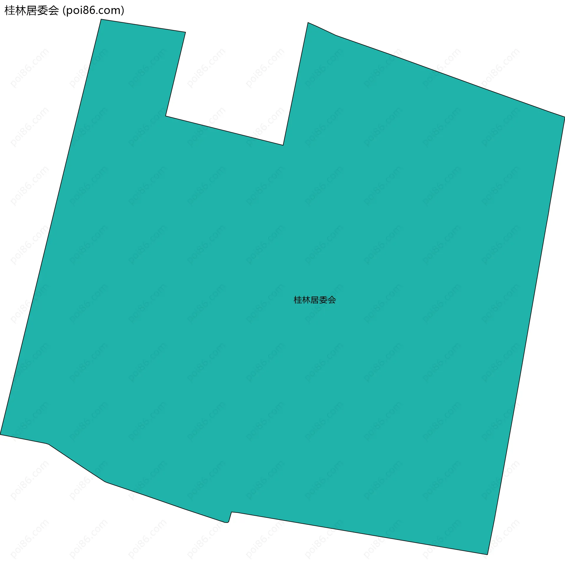 桂林居委会边界地图