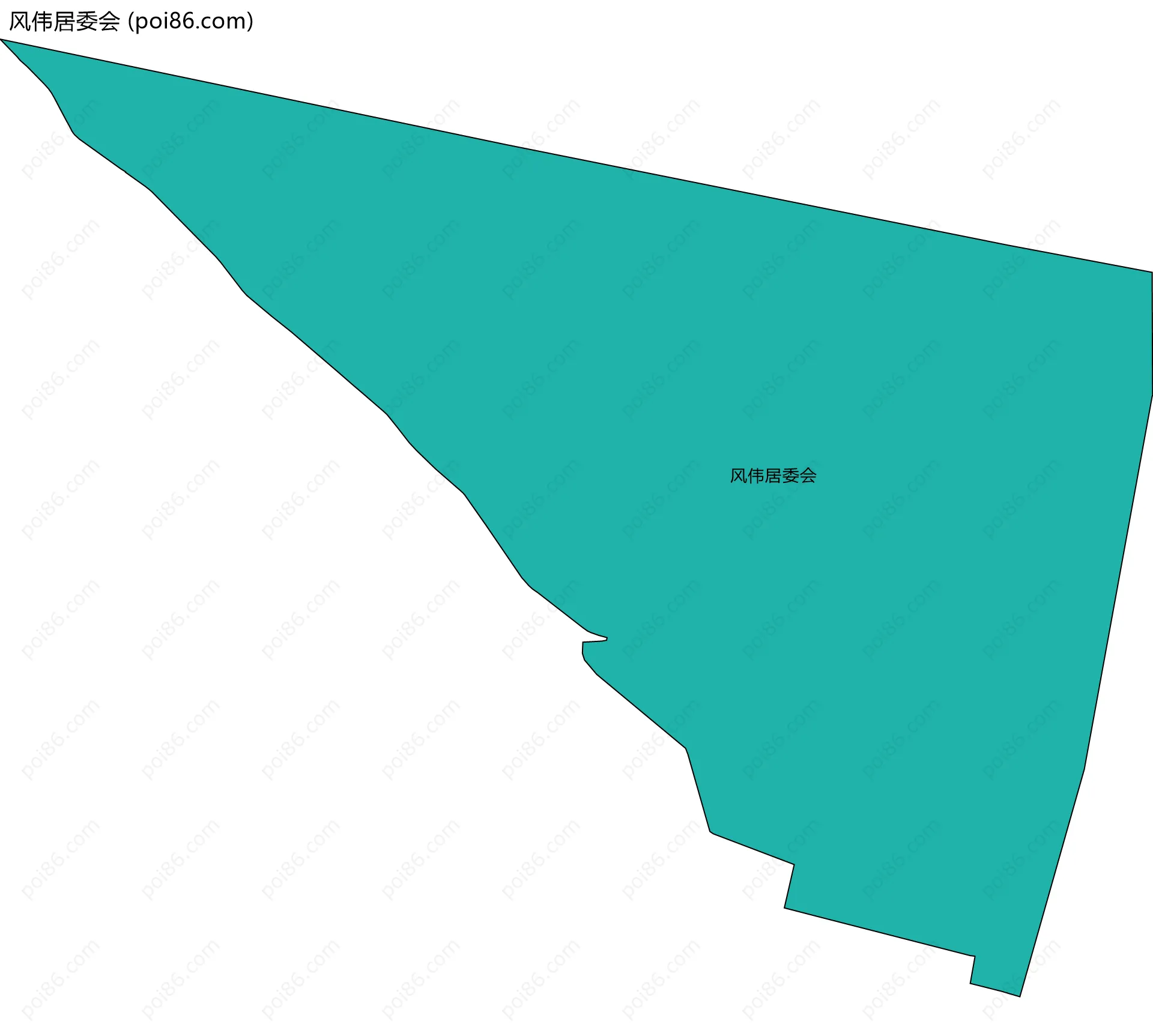风伟居委会边界地图