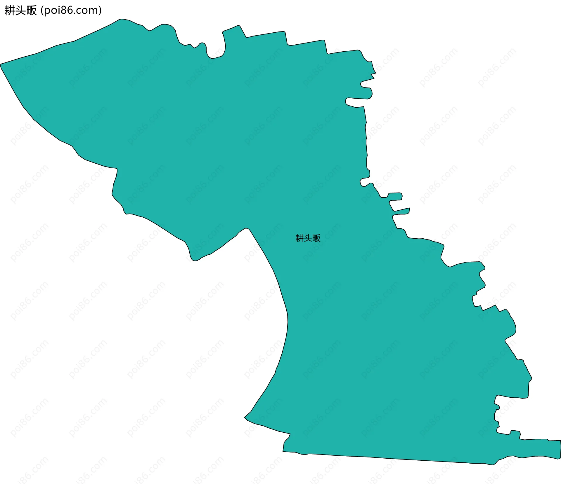 耕头畈边界地图