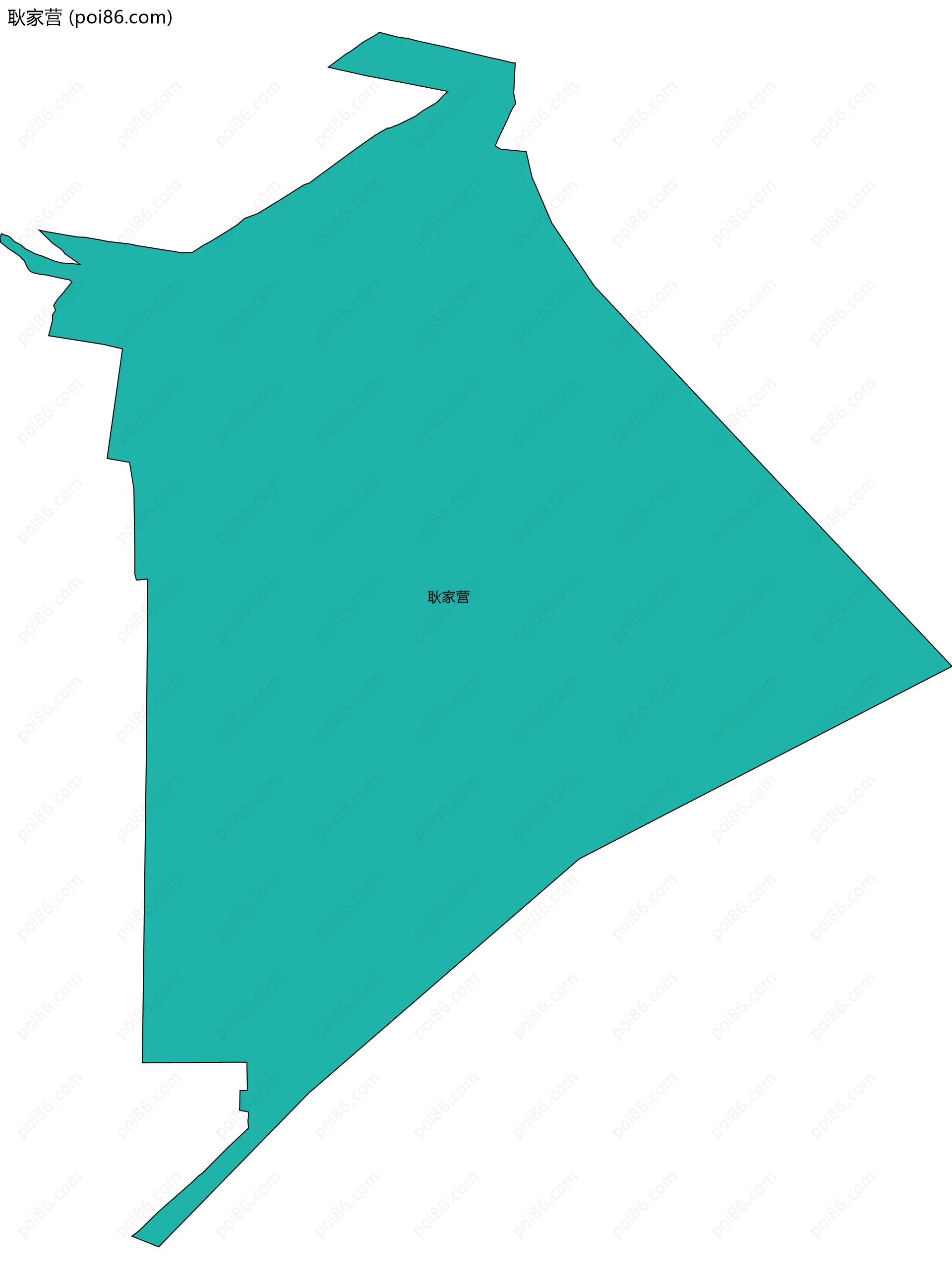 耿家营边界地图