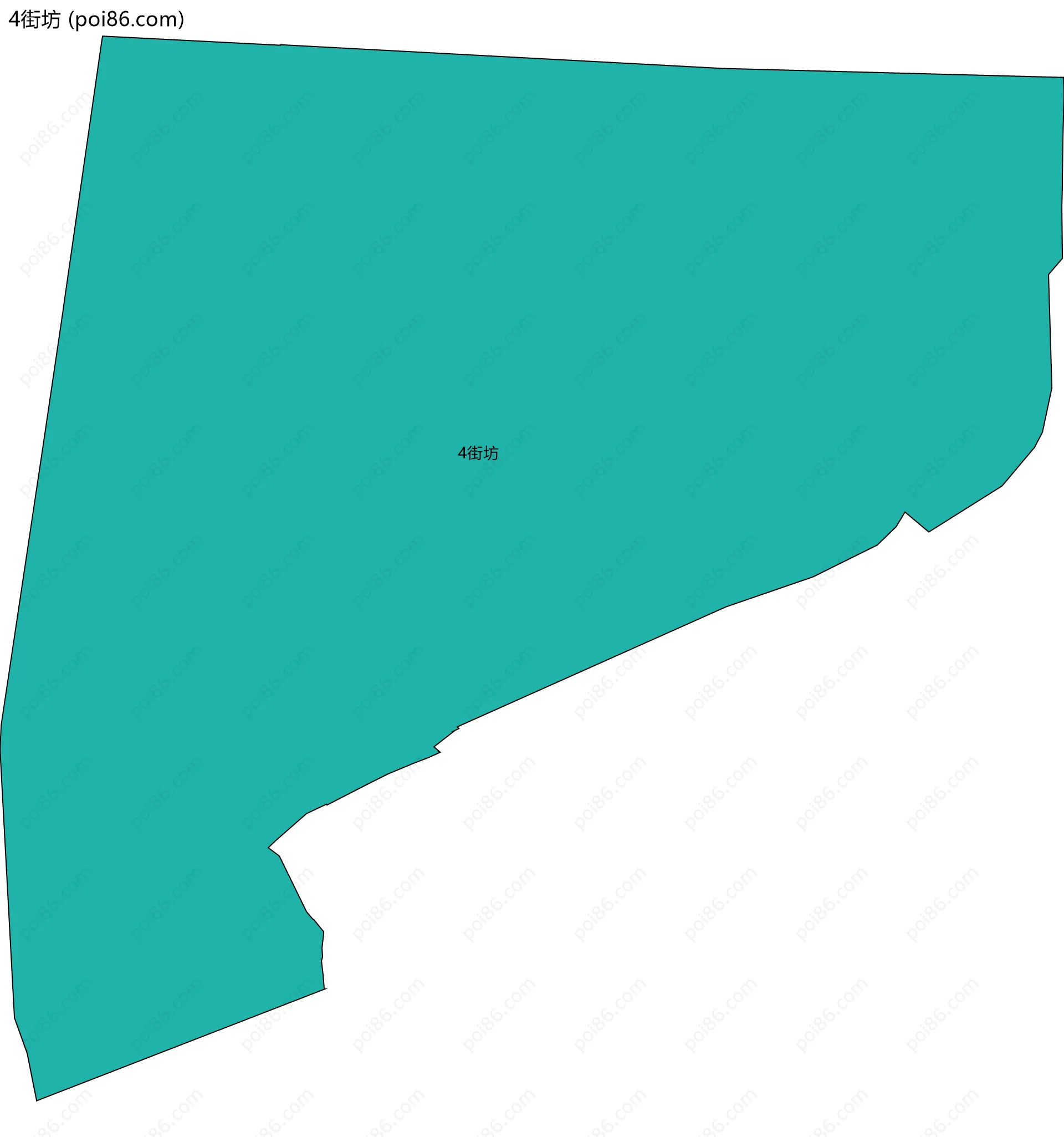 4街坊边界地图