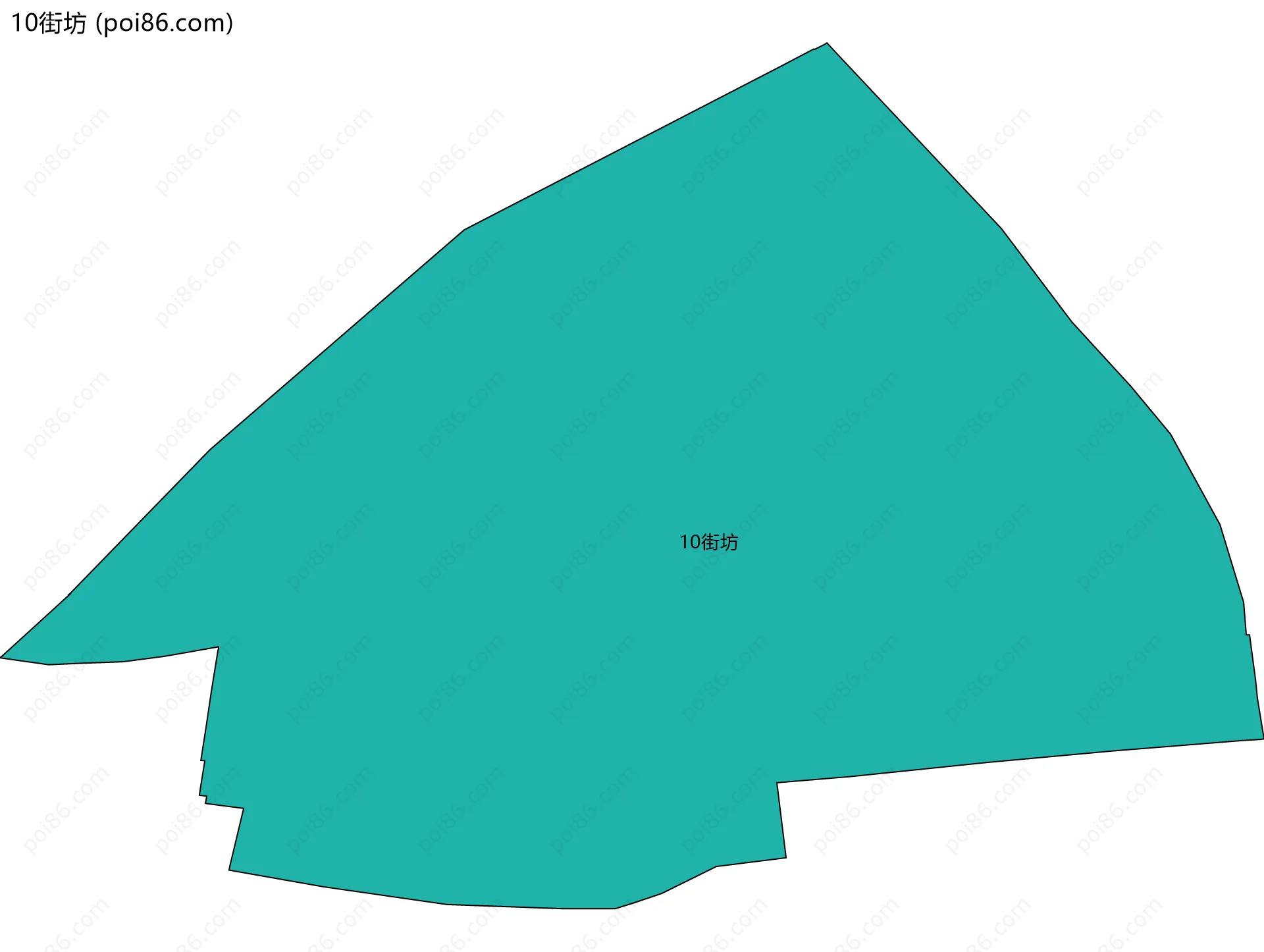 10街坊边界地图