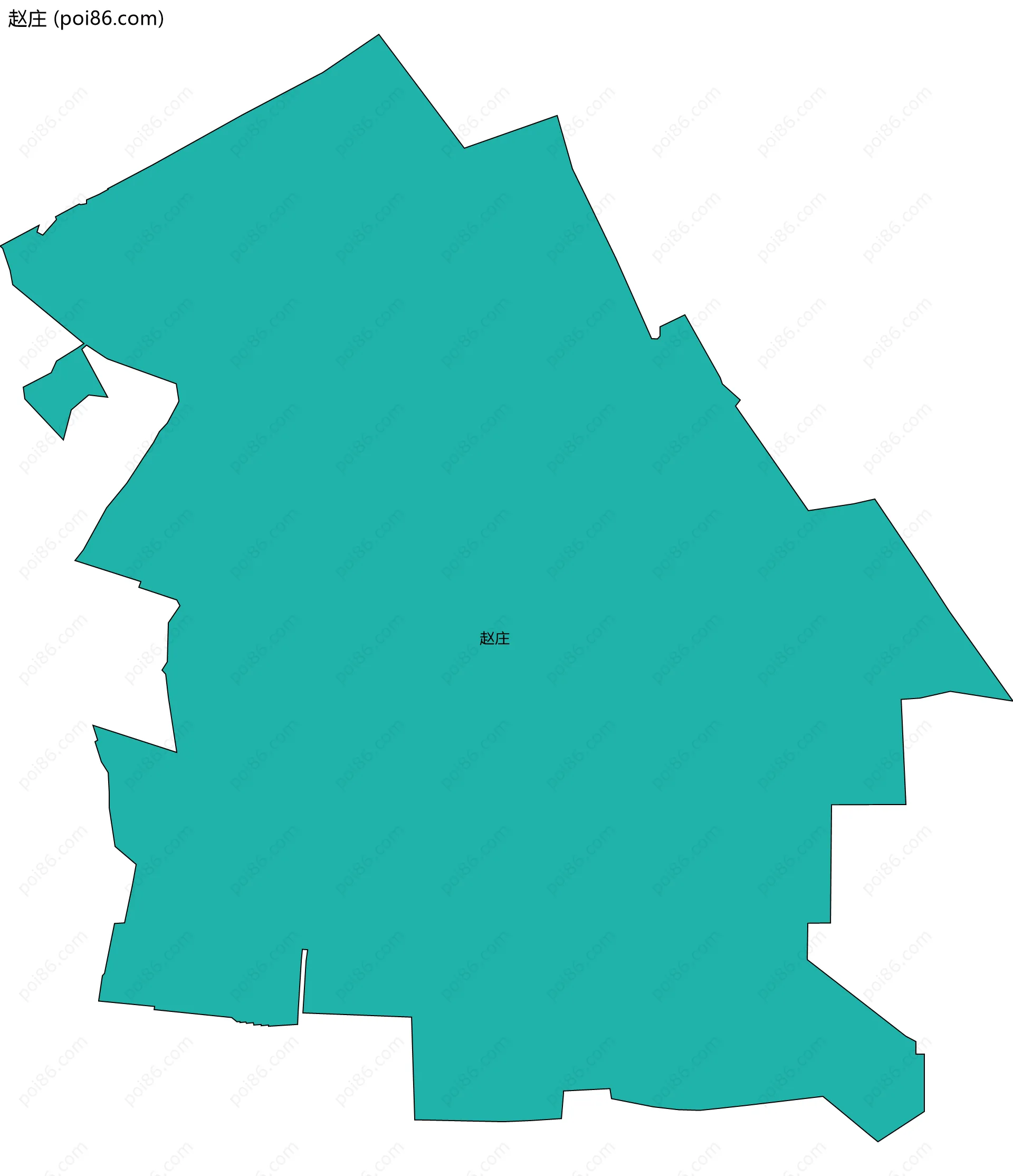 赵庄边界地图