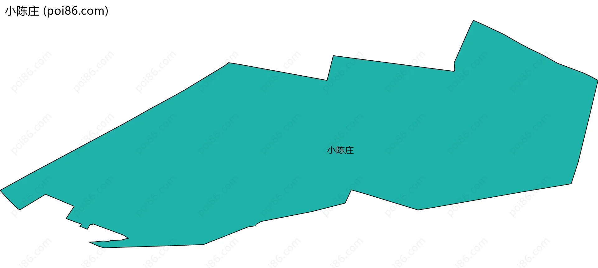 小陈庄边界地图