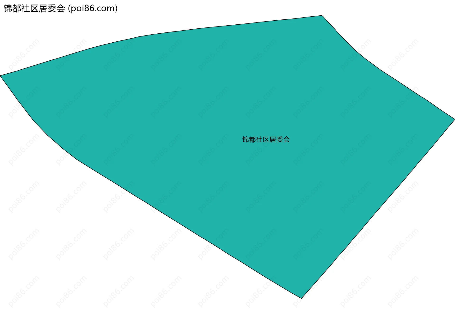 锦都社区居委会边界地图